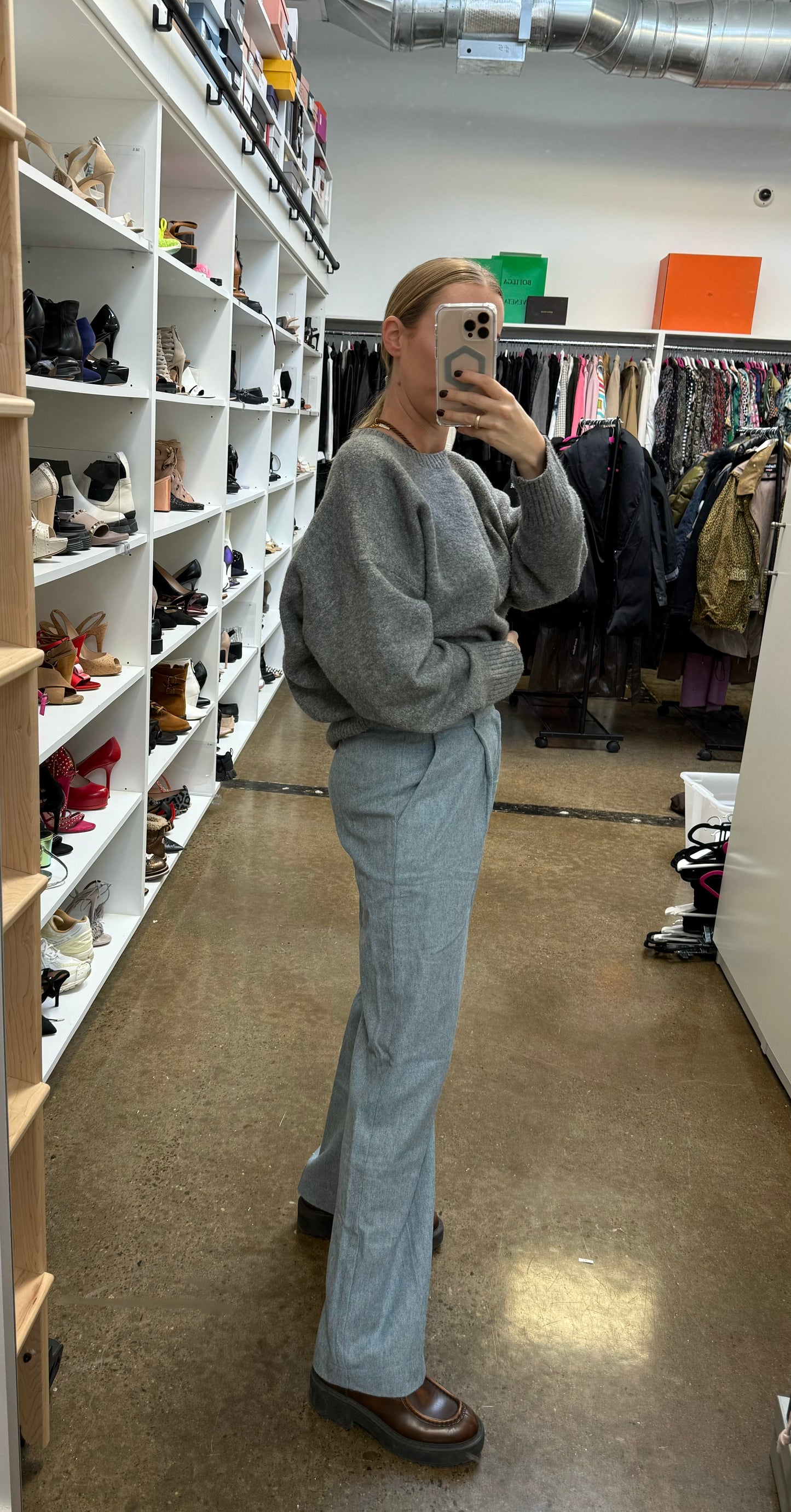 Etophe Studios - Blue/Grey Wool Trousers