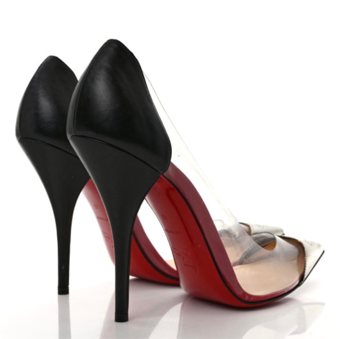 CHRISTAIN LOUBOUTIN PVC 100 pumps