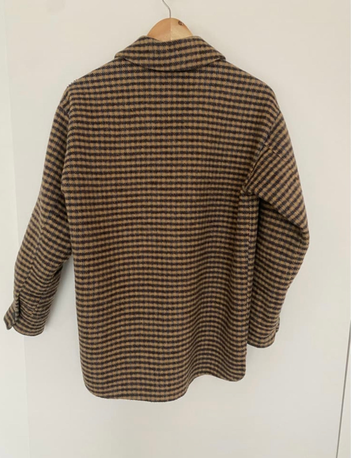 SANDRO - Plaid Jeweled Shacket