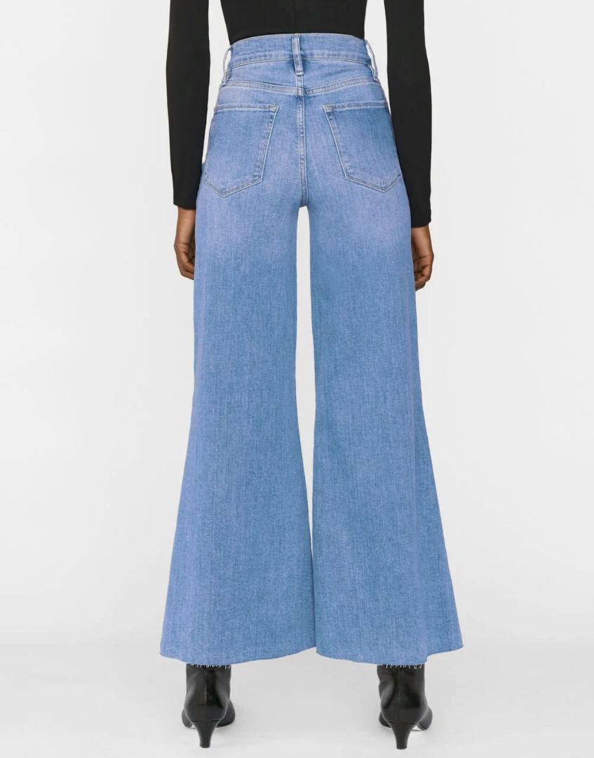 Frame Le Palazzo Crop Jeans in Jonah