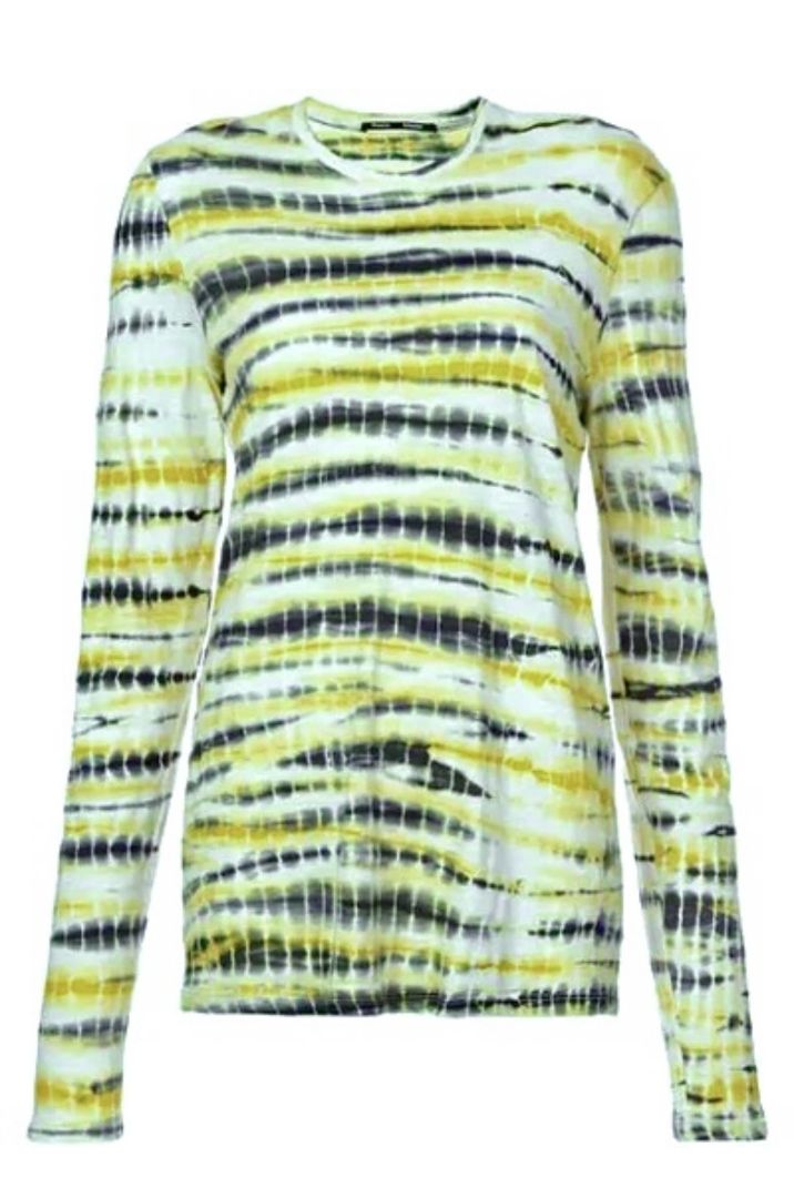 Proenza Schouler Long Sleeve Tie Dye Top