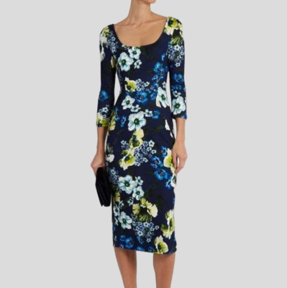 Erdem Floral Stretch Dress