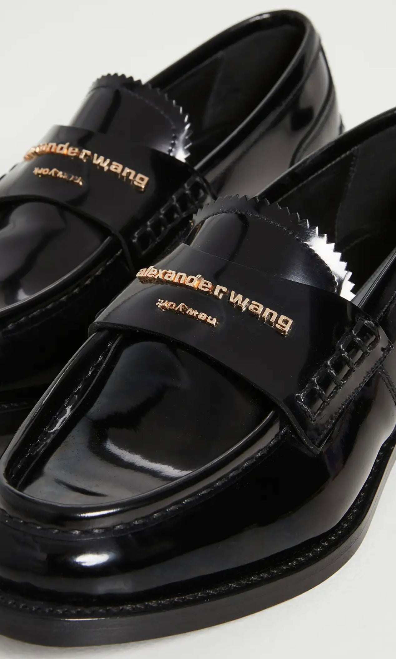 Alexander Wang
Carter Logo Letters Loafers