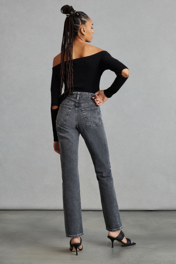 AG JEANS alexxis high rise straight jeans