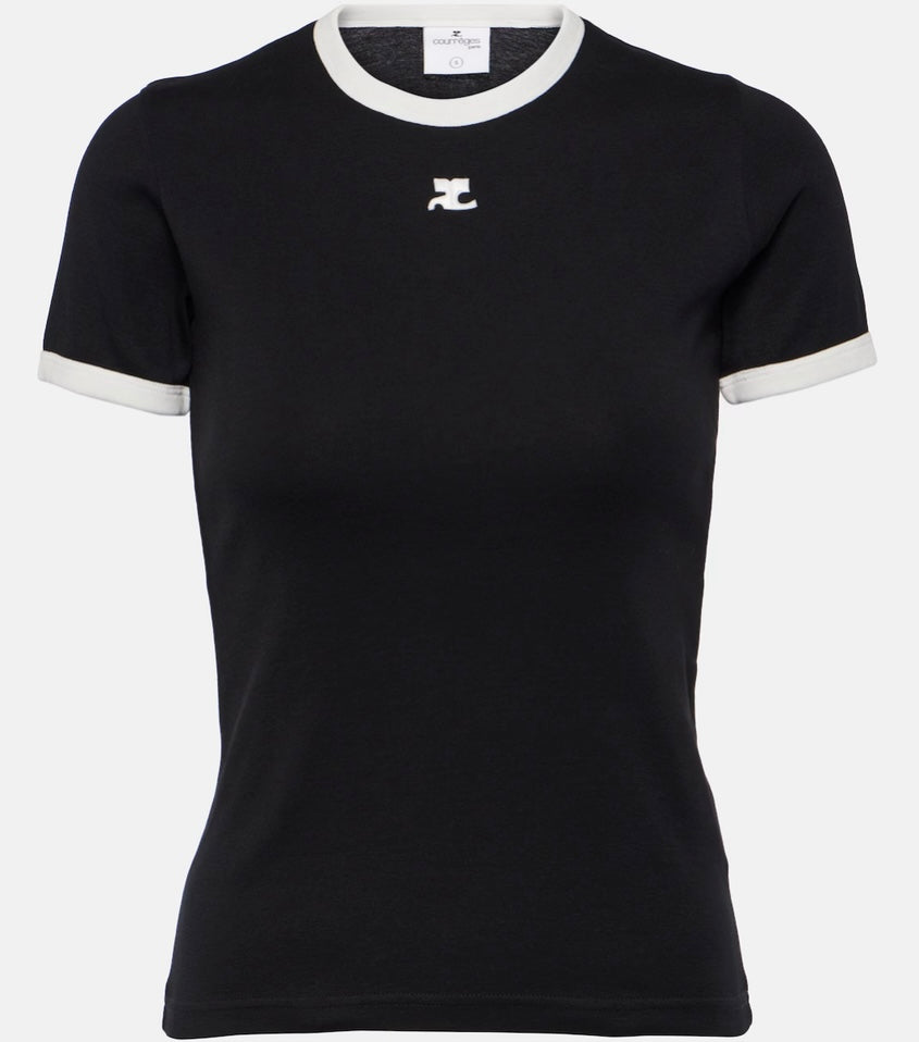 COURRÈGES
Logo cotton jersey T-shirt