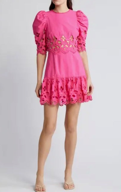 SAYLOR poplin mini dress