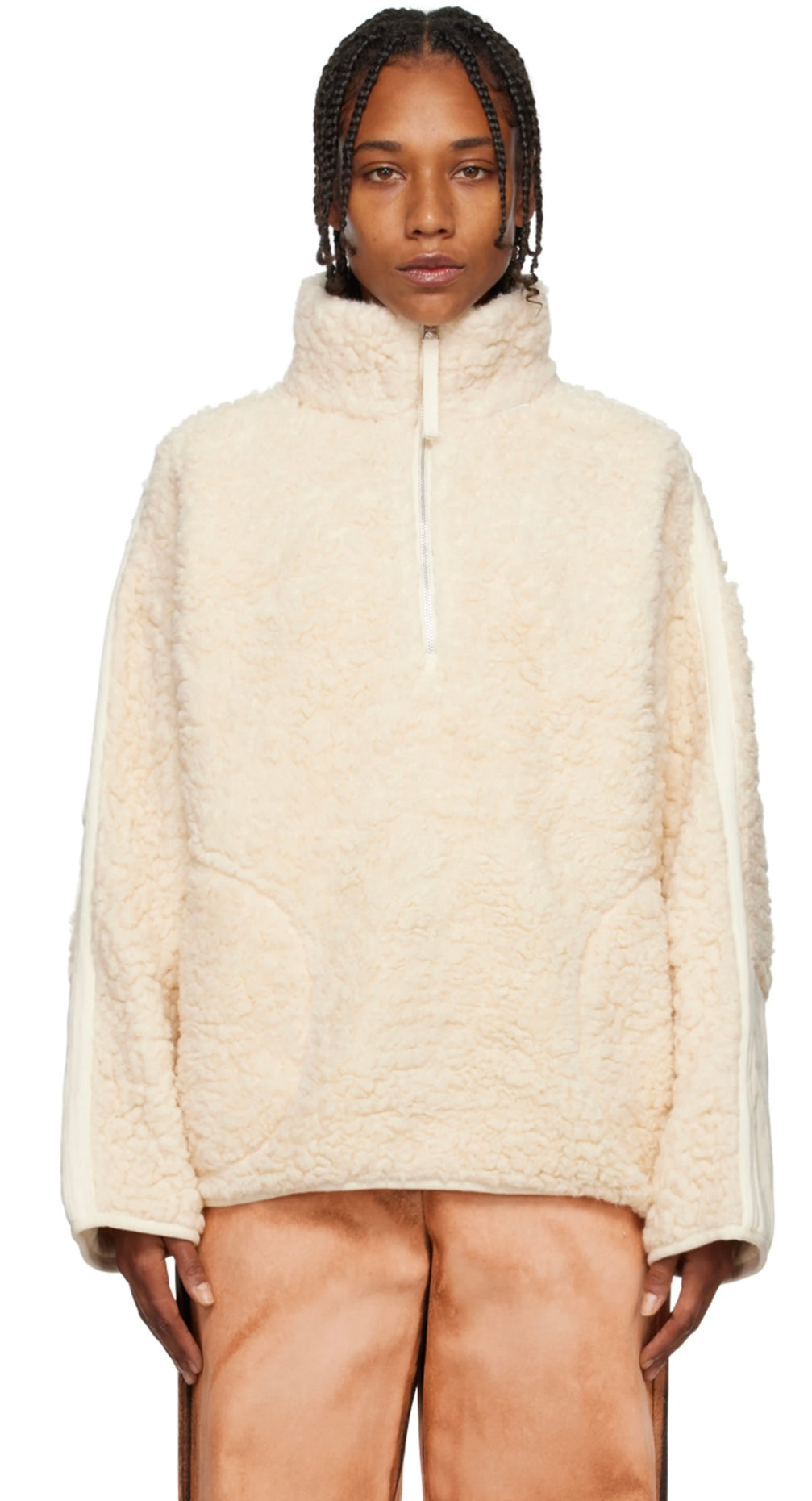 ACNE STUDIOS - Off-White Paneled Sweatshirt