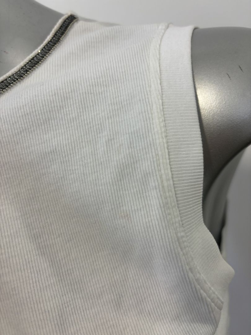 Peserico Tank Top with Monili Neckline