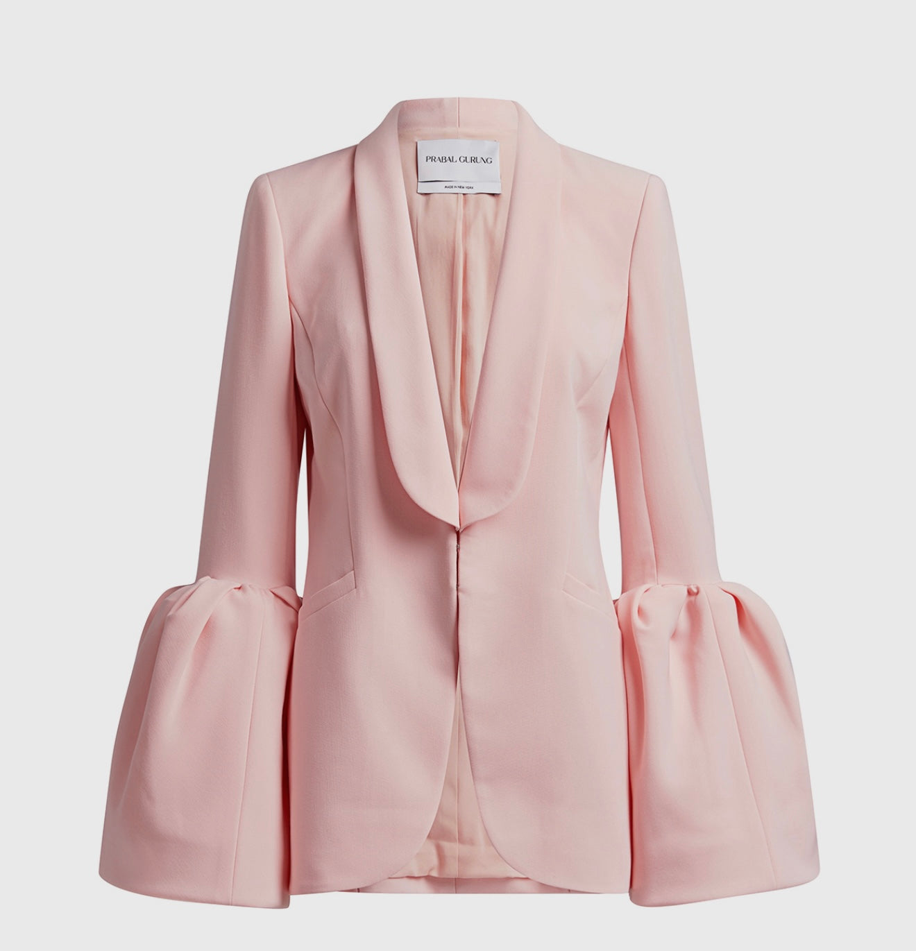 PRABAL GURUNG
Tulip-Sleeve Crepe Blazer
