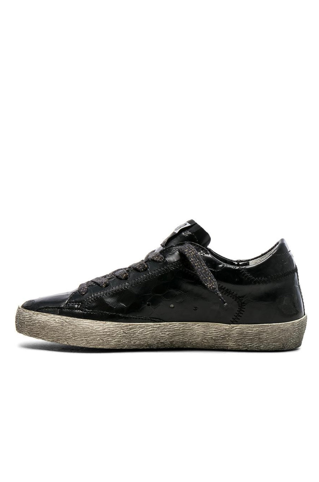 GOLDEN GOOSE
Croc Embossed Leather Superstar Sneakers