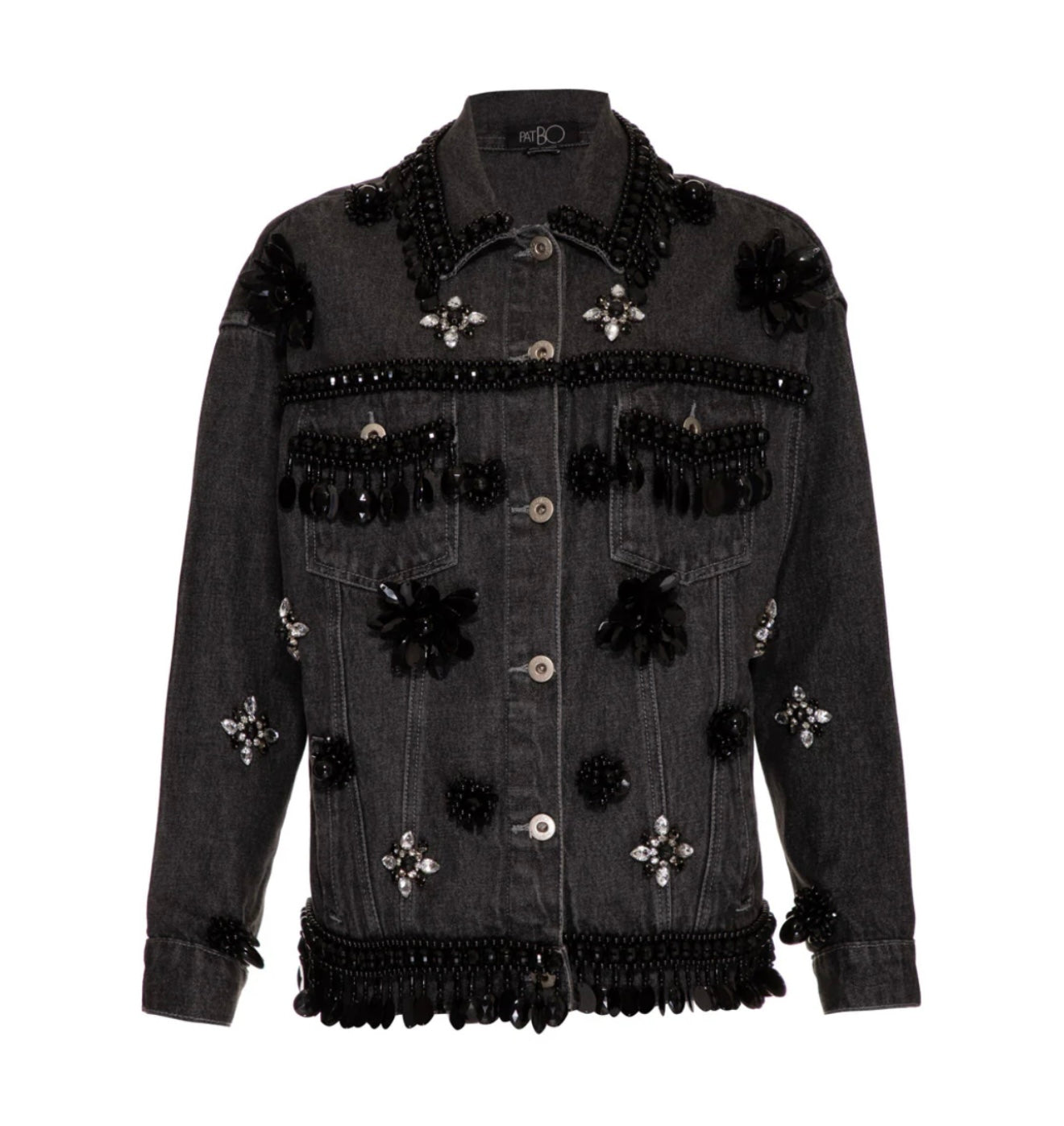 PATBO - HAND-BEADED DENIM JACKET
