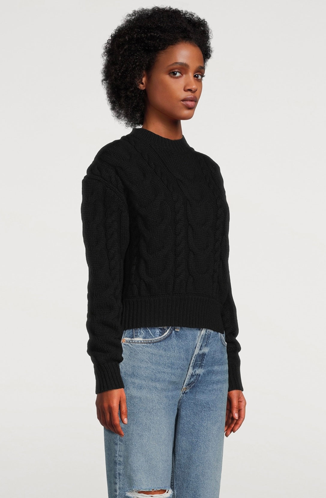 FRAME
Wool Cable-Knit Sweater