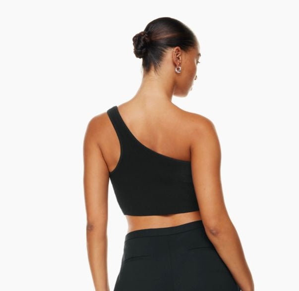 Babaton Sculpt Knit One Shoulder Tank