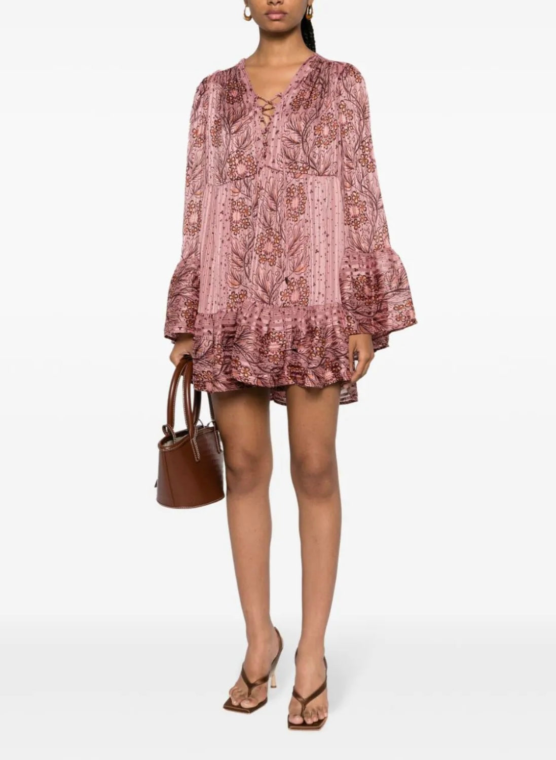 Sabina Musayev
Leah floral-print minidress