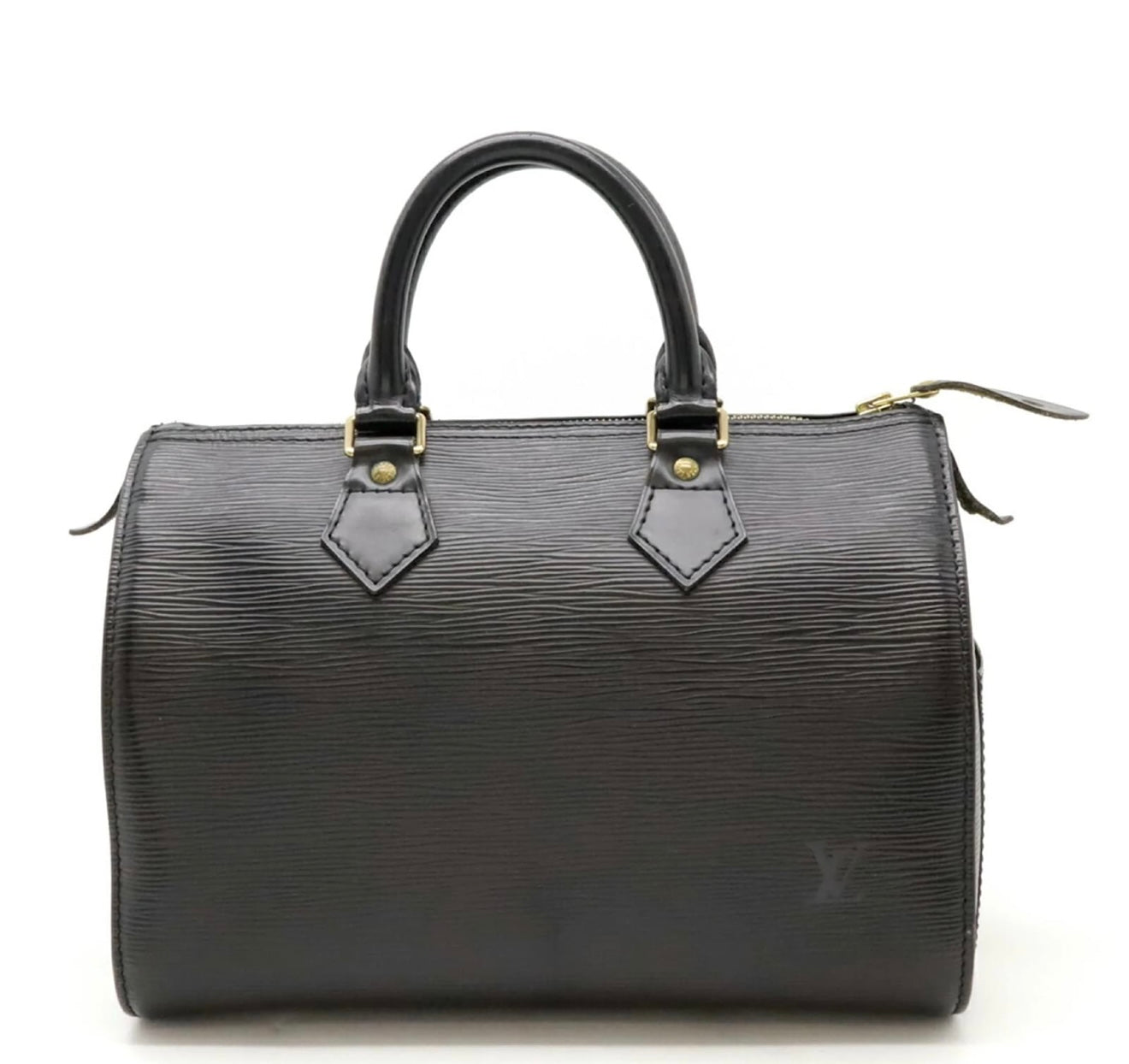 Louis Vuitton Black Epi Leather Speedy 25 Bag, 25