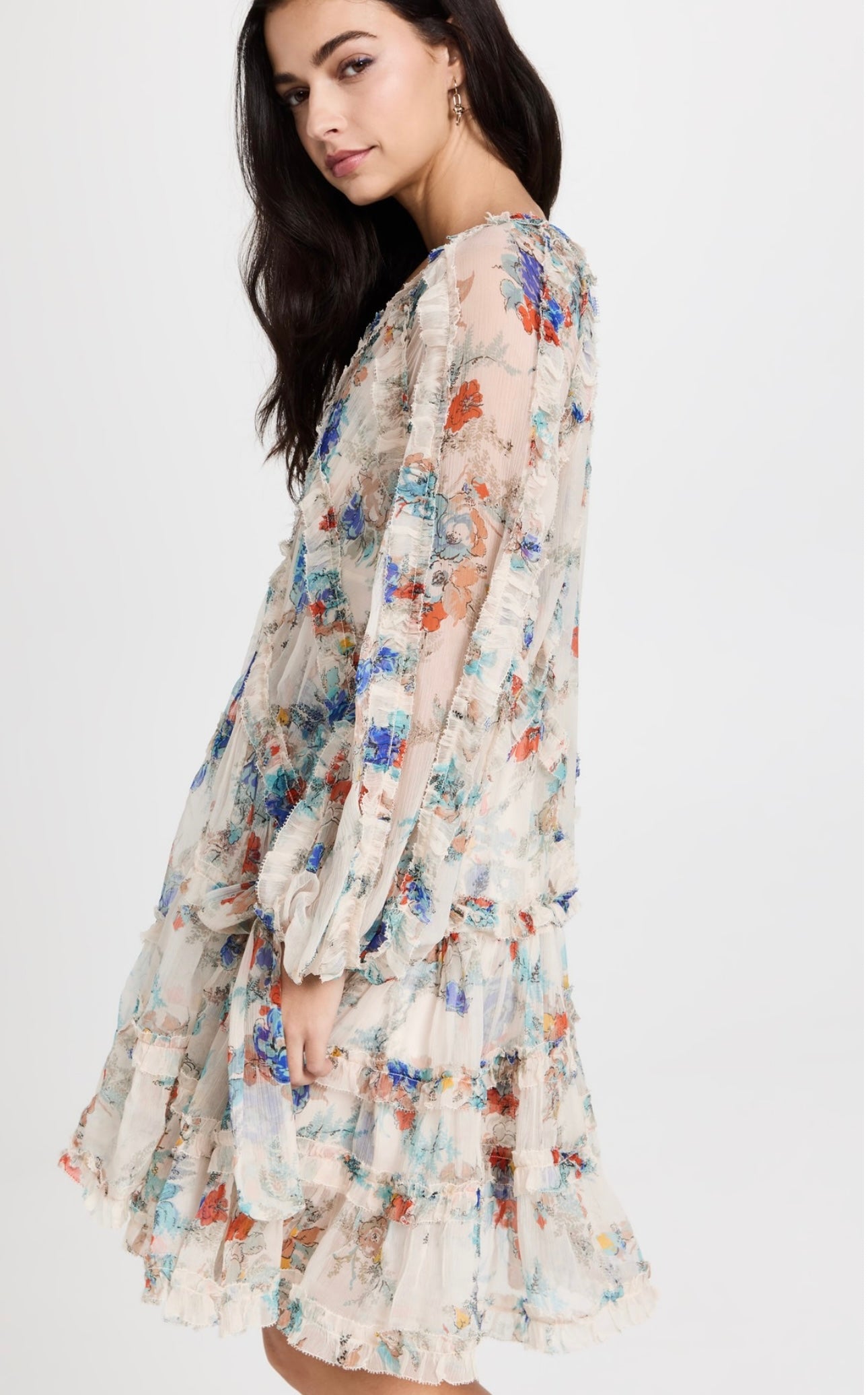 Zimmermann
Clover Frill Billow Mini Dress