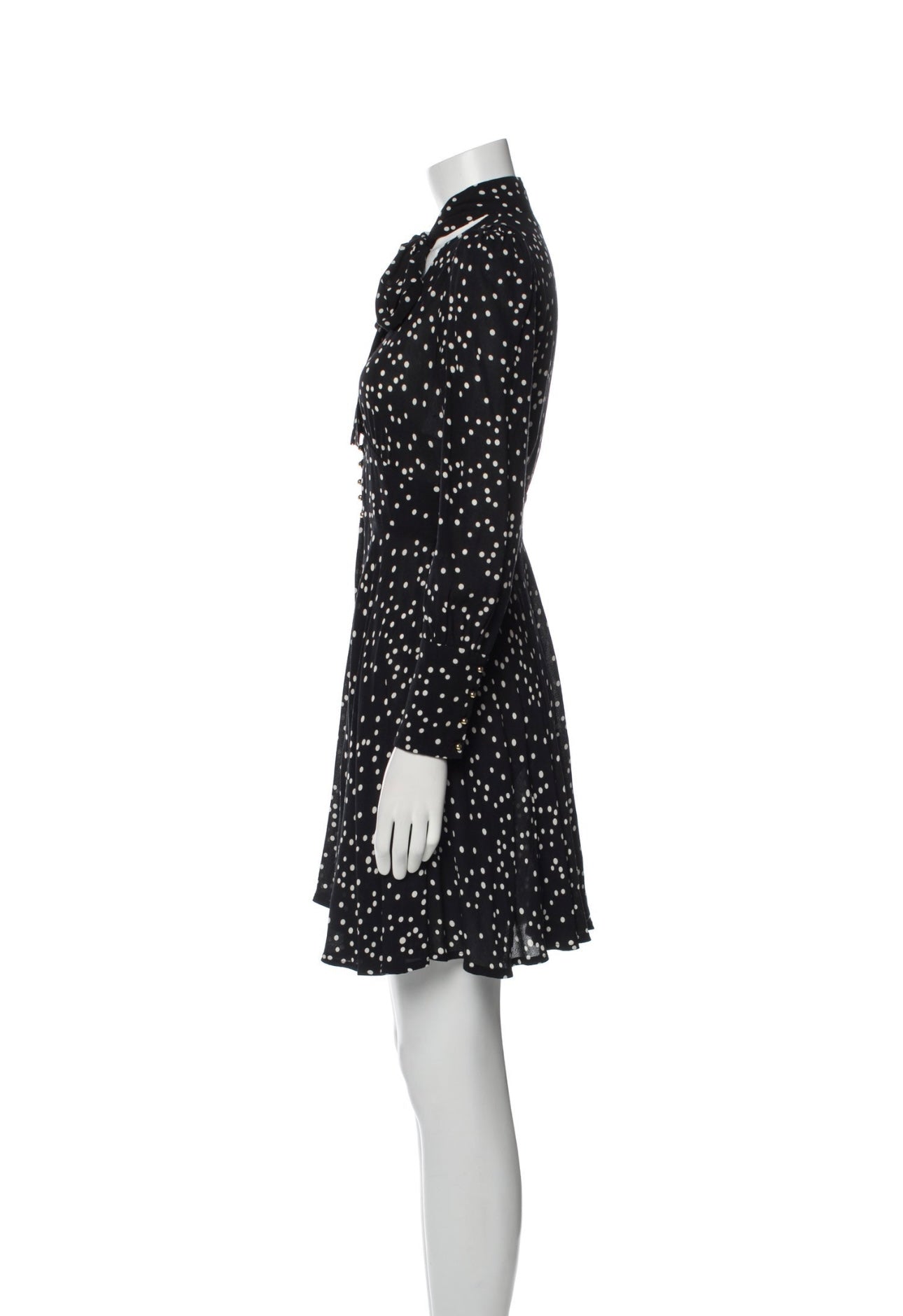 ZIMMERMANN - POLKA DOT LONG-SLEEVE DRESS