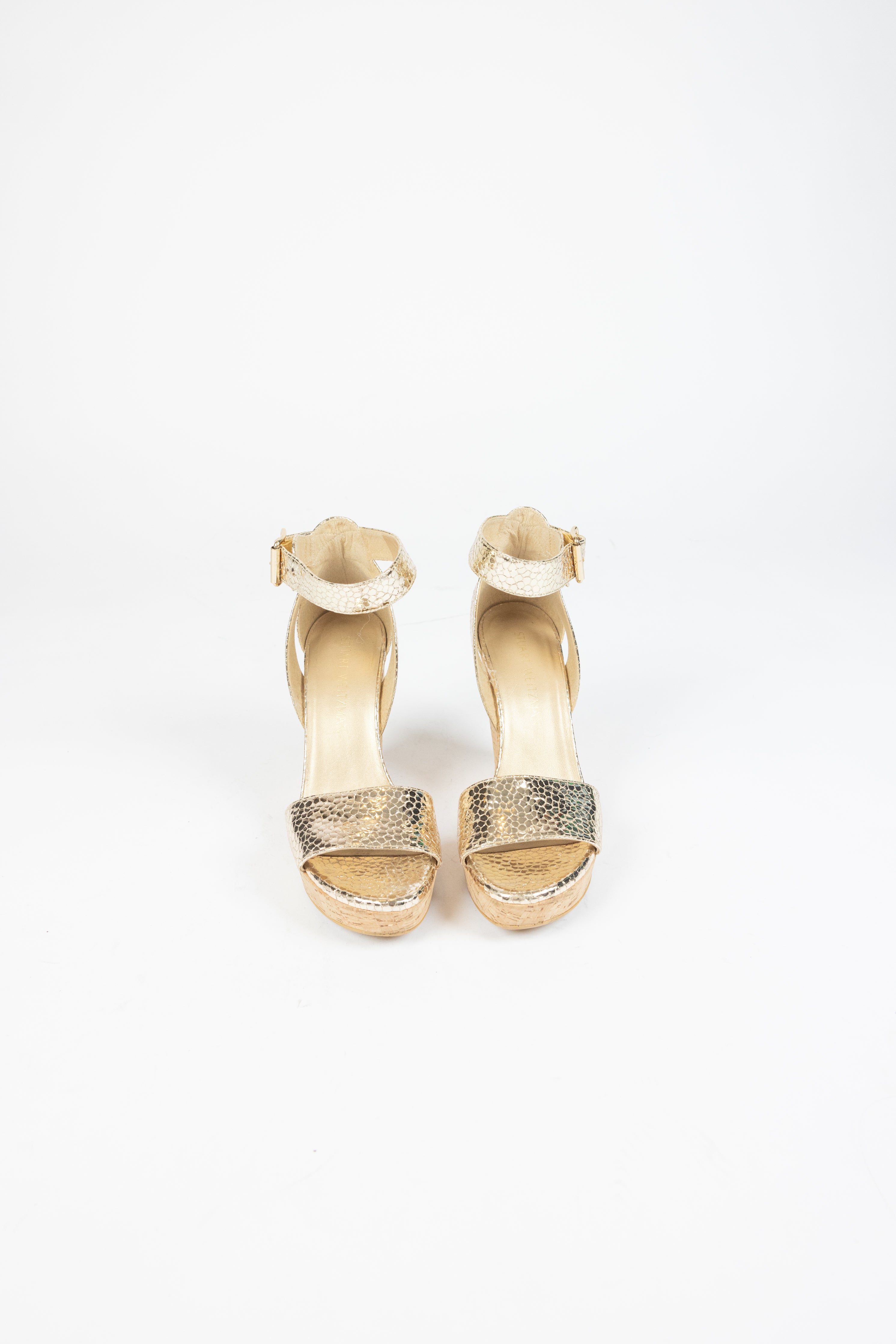 Stuart Weitzman wedge with cork platform