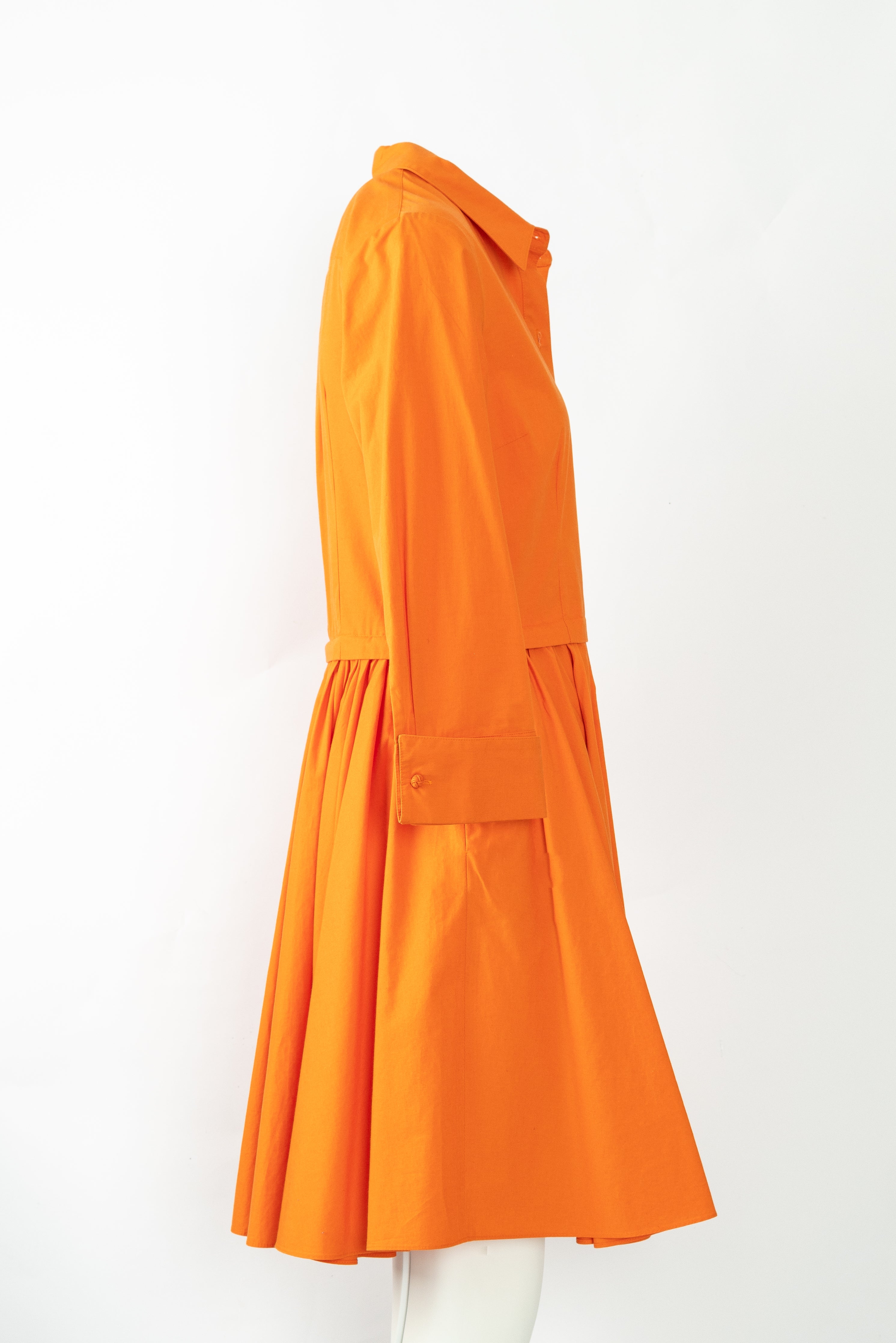 Pink Tartan - long sleeve shirt dress