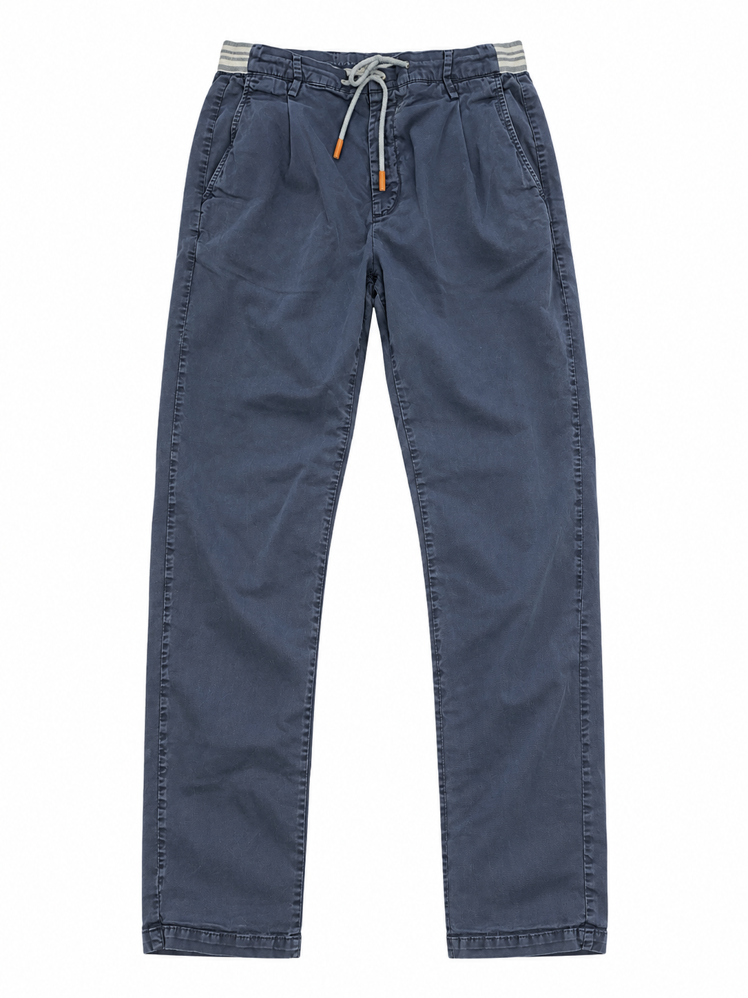 ELEVENTY blue pant with grey drawstring waist, 32