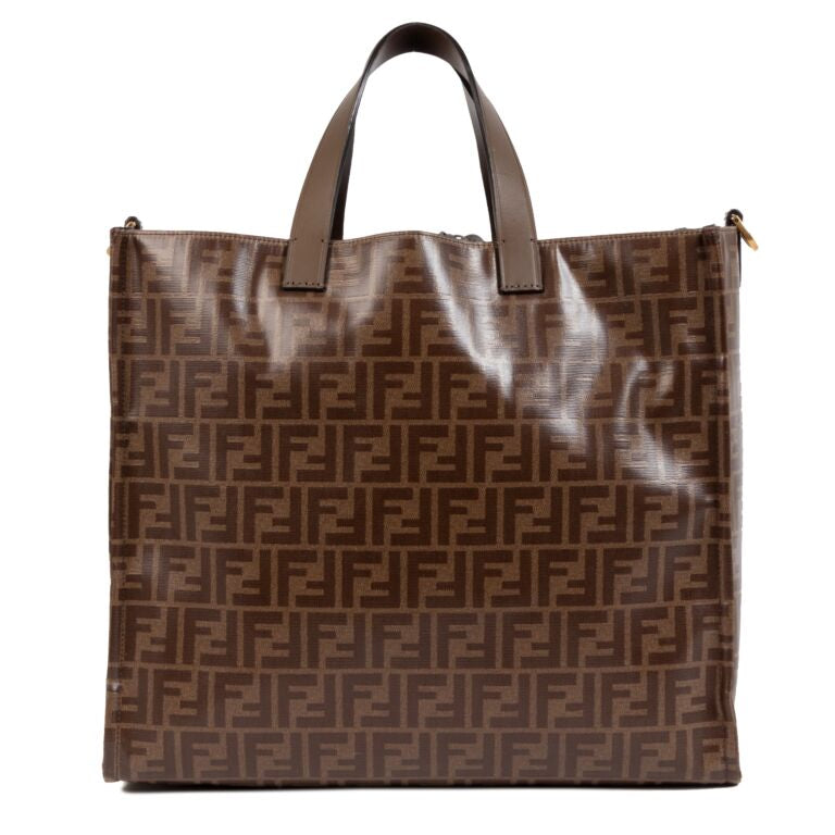 FENDI x FILA logo tote bag