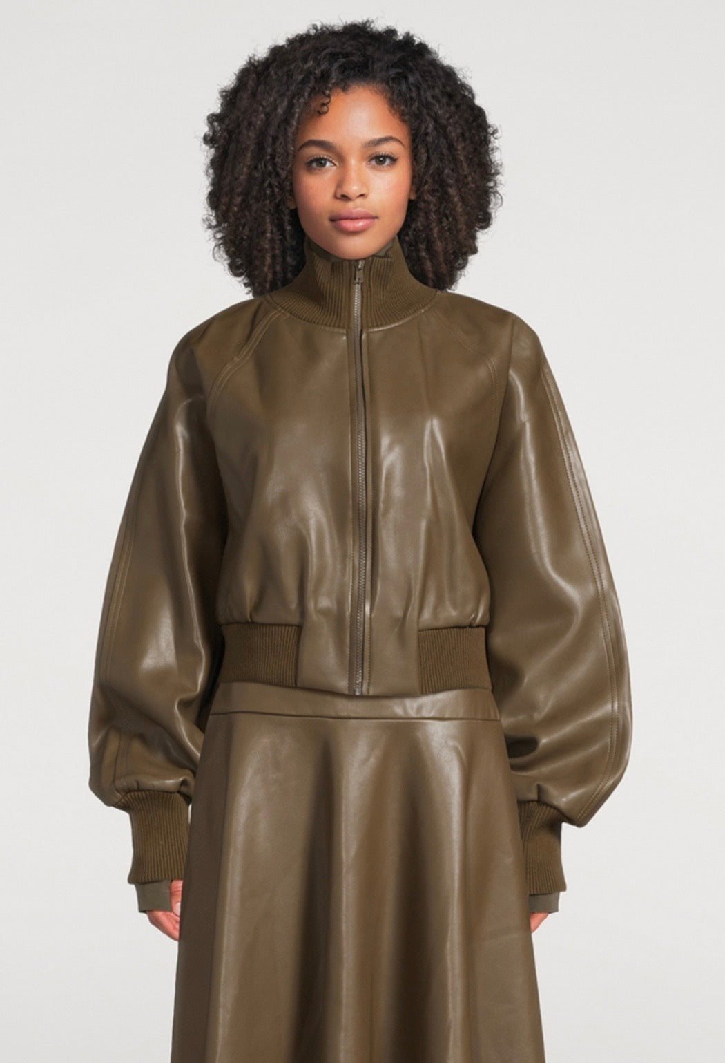NORMA KAMALI jacket and skirt set