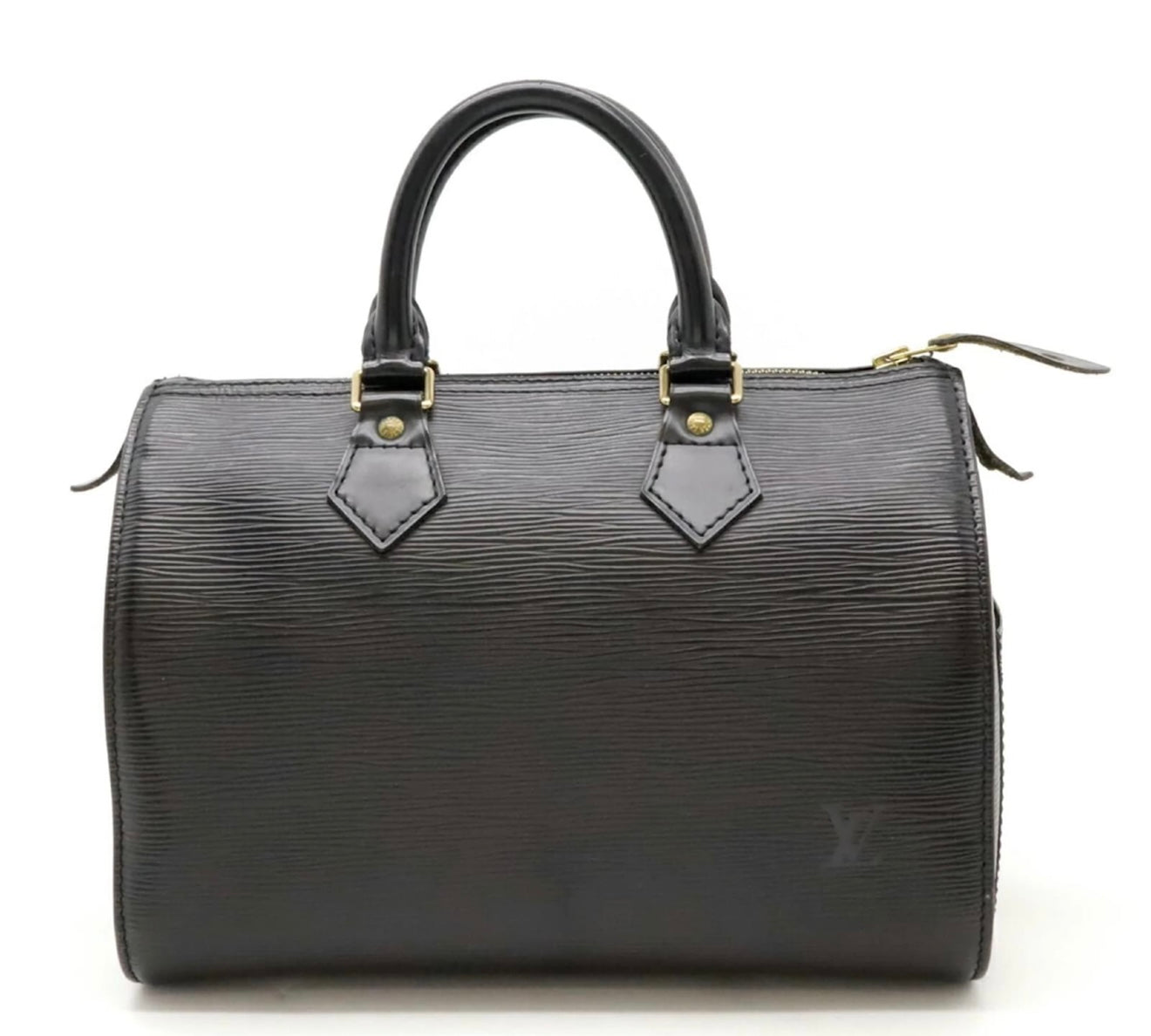 Louis Vuitton Black Epi Leather Speedy 25 Bag, 25