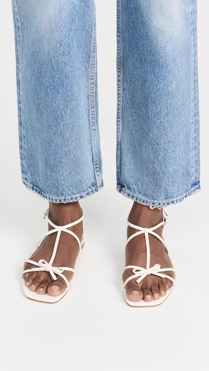 REFORMATION maya bow sandals