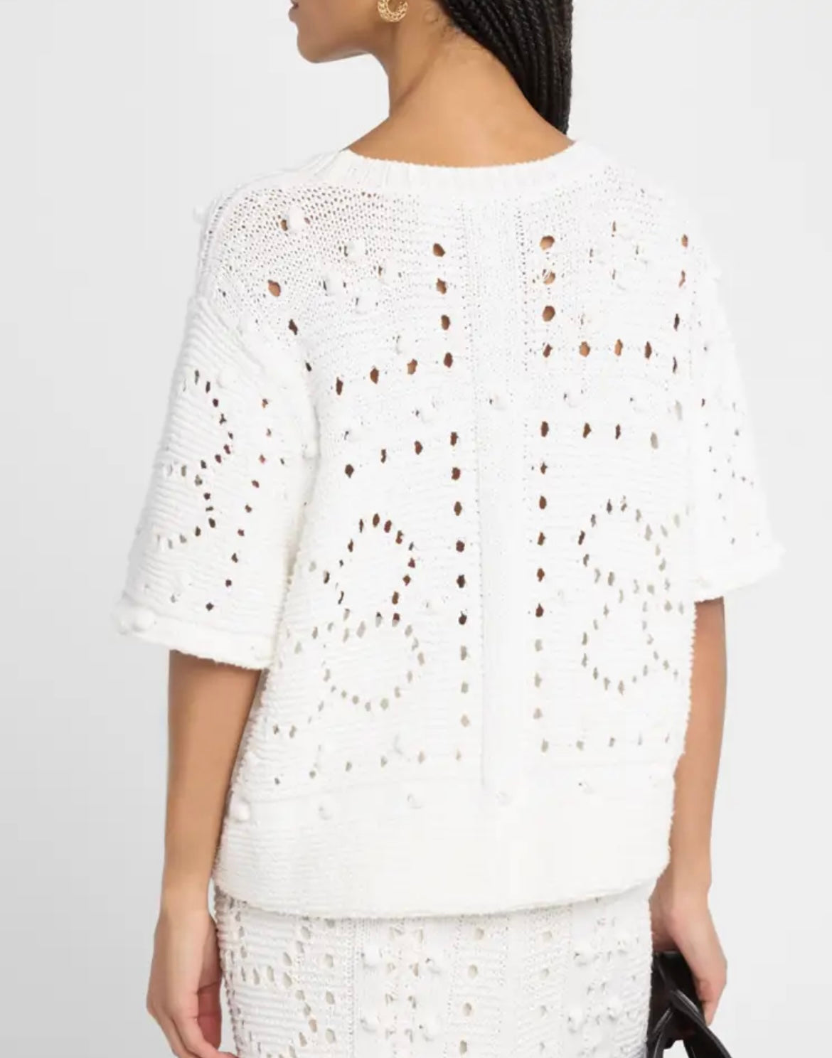 Dorothee Schumacher Cotton-Blend Top in White