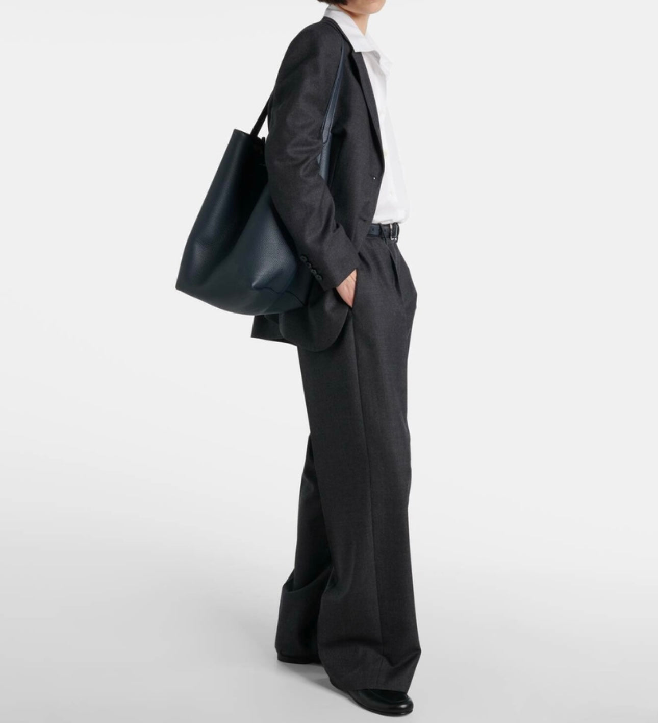 The Row N/S Park Large leather tote bag