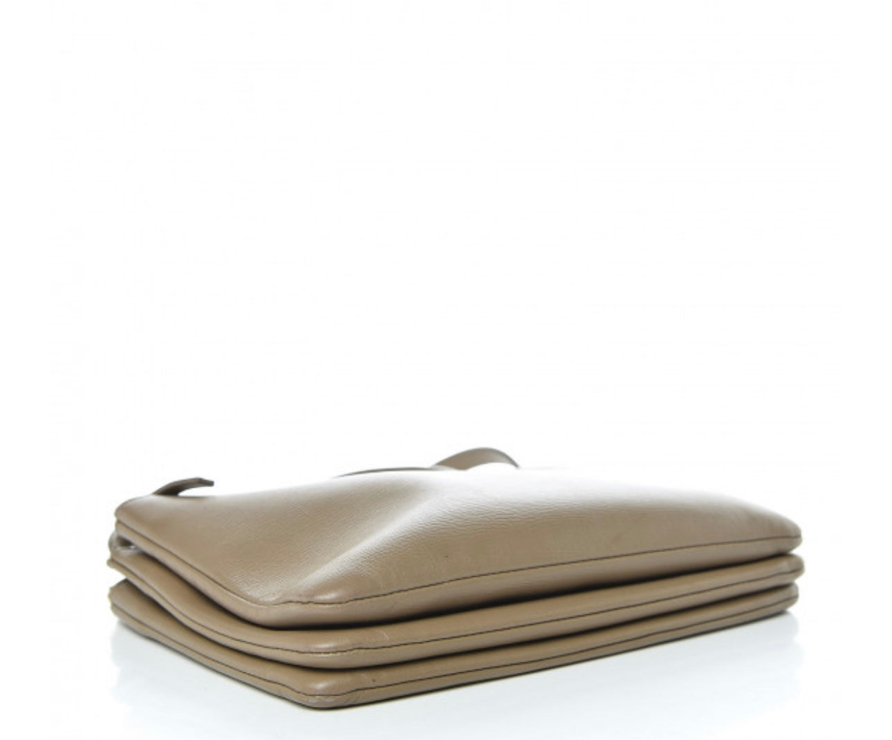 Preloved Celine -
Lambskin Small Trio Crossbody Bag Taupe