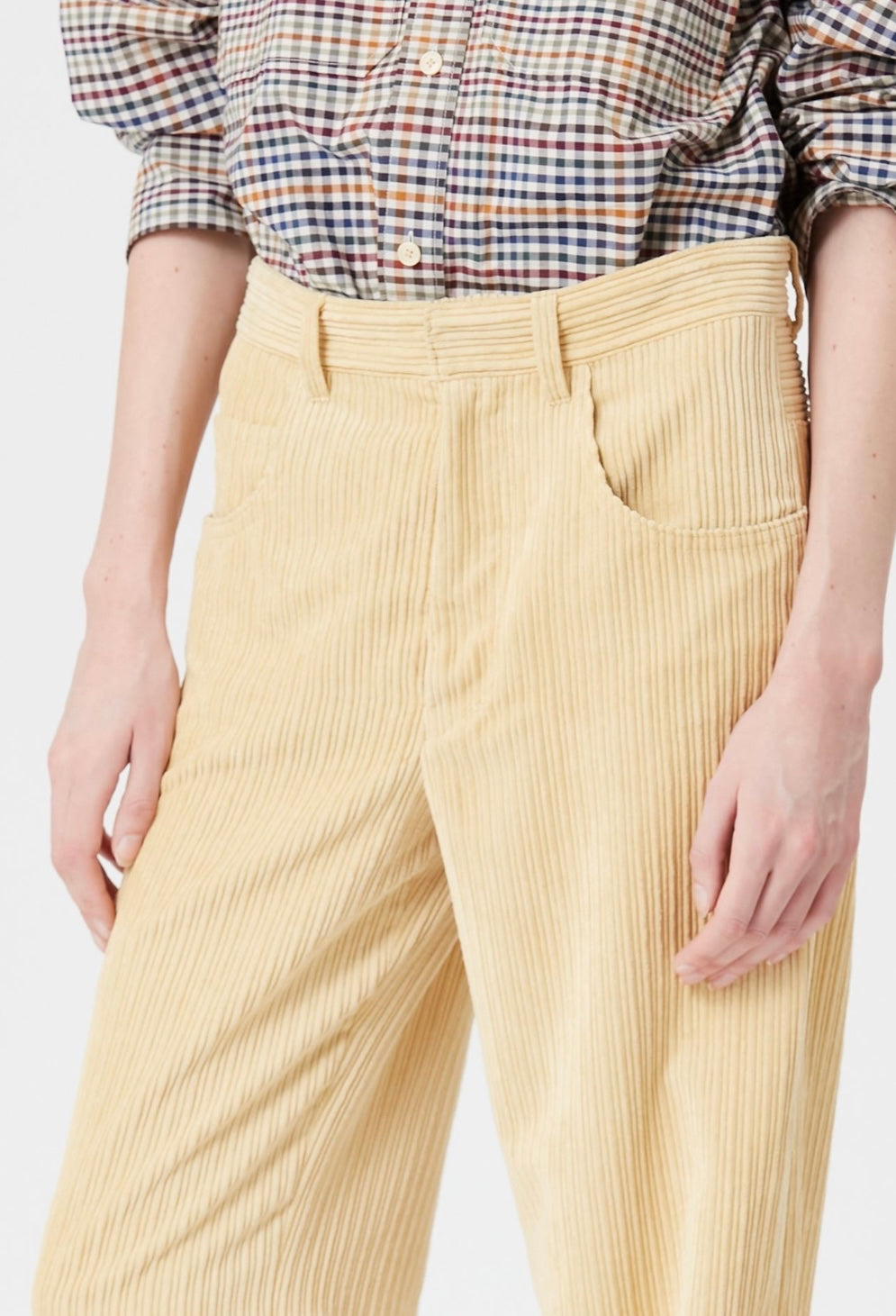 ISABEL MARANT - MILORSY CORDUROY VELVET FLARE PANTS