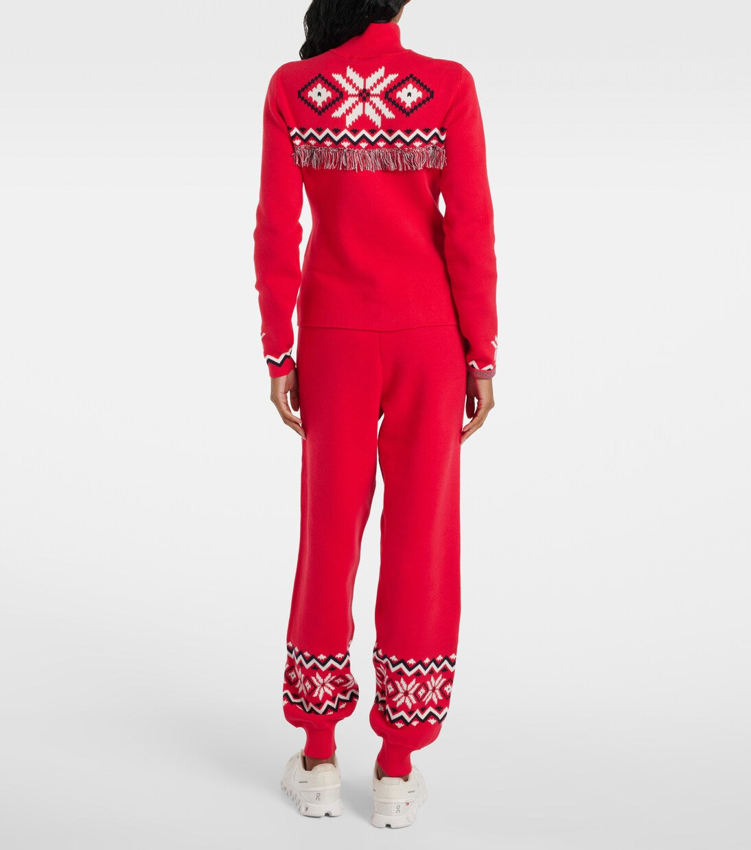THE UPSIDE red apres ski sweat set