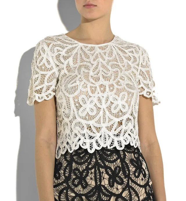 3.1 Phillip Lim Lace Tee