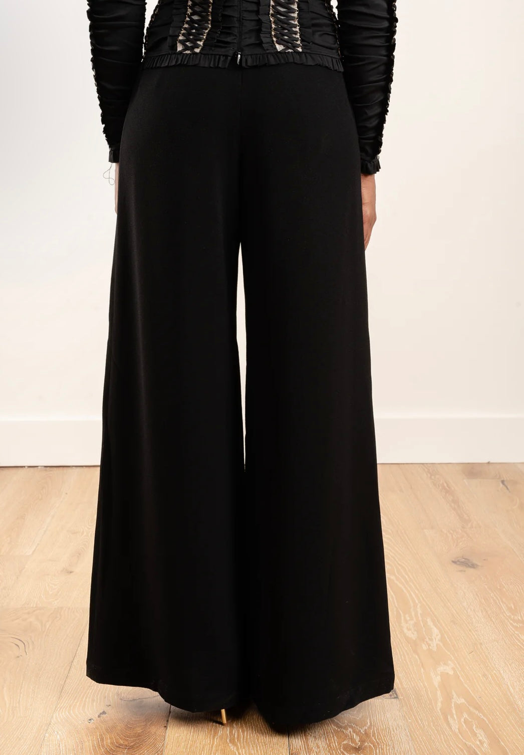 ZIMMERMANN -
espionage wide leg trouser - black