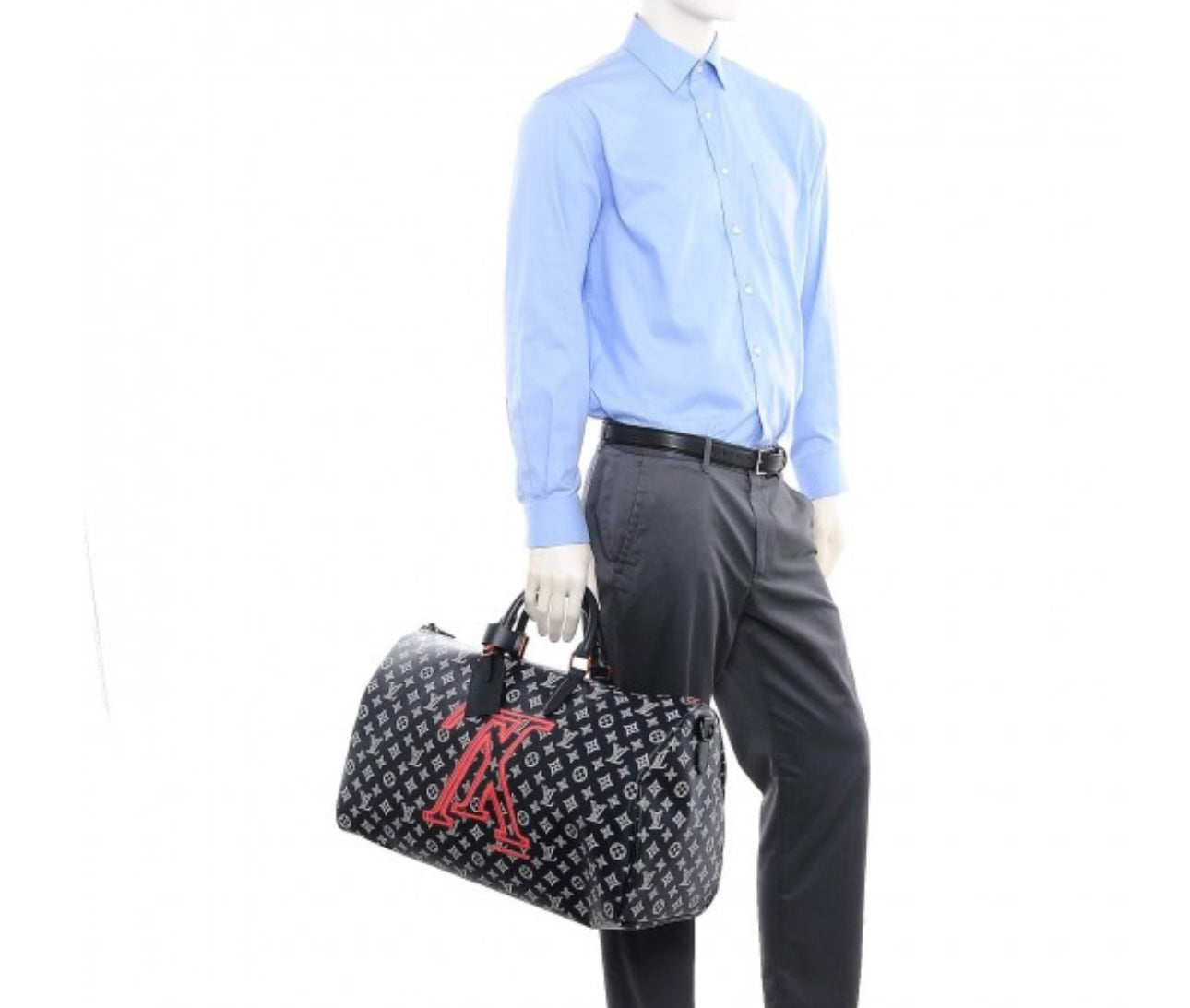 LOUIS VUITTON
Monogram Upside Down Keepall Bandouliere 50 Ink