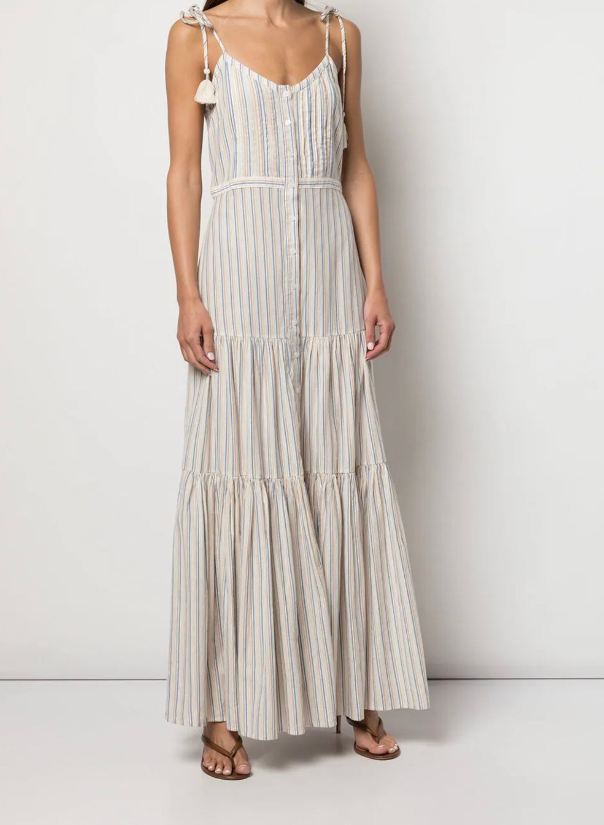 Veronica Beard Windansea tiered maxi dress