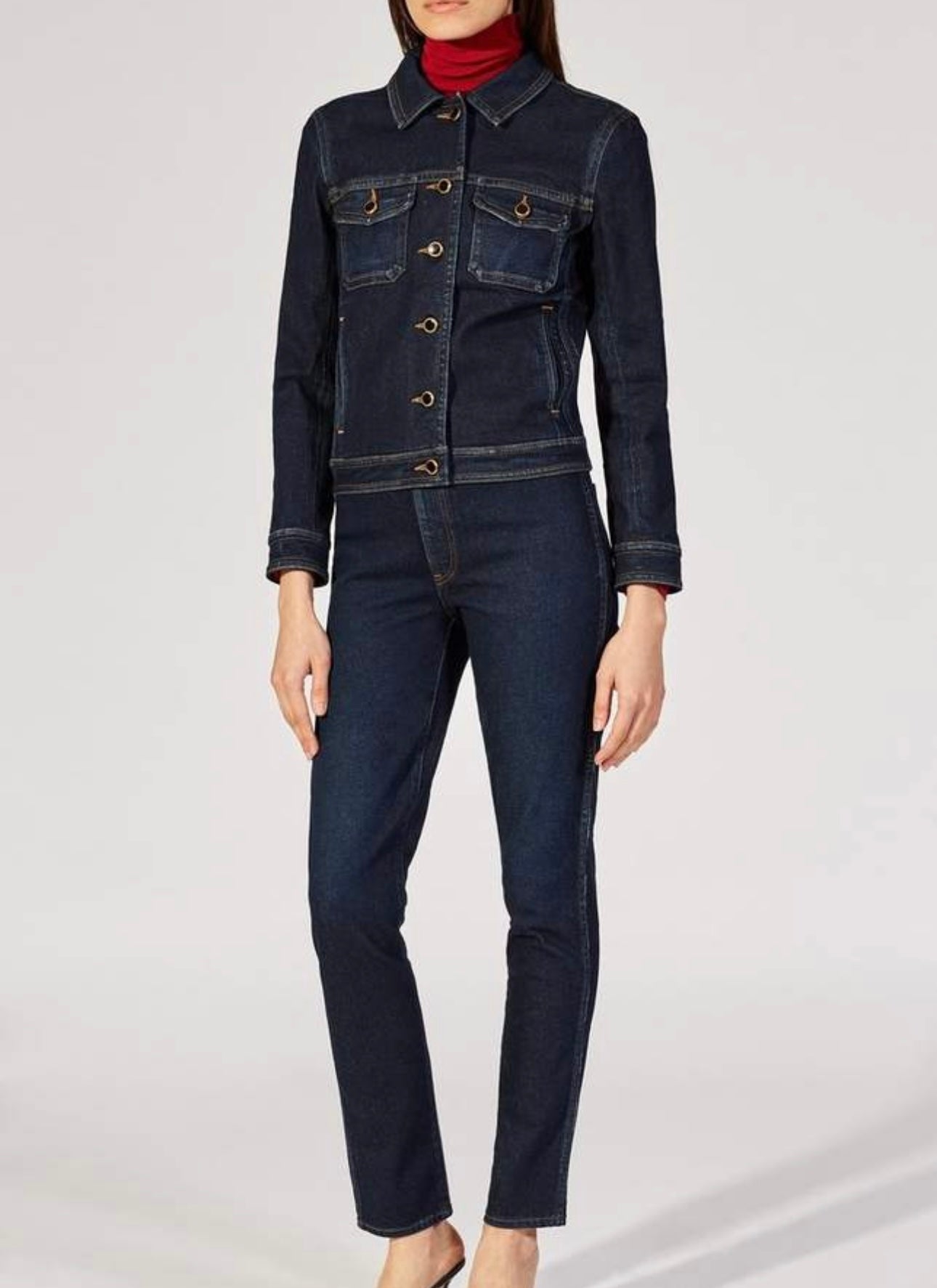 KHAITE - Laura Denim Jacket Detroit