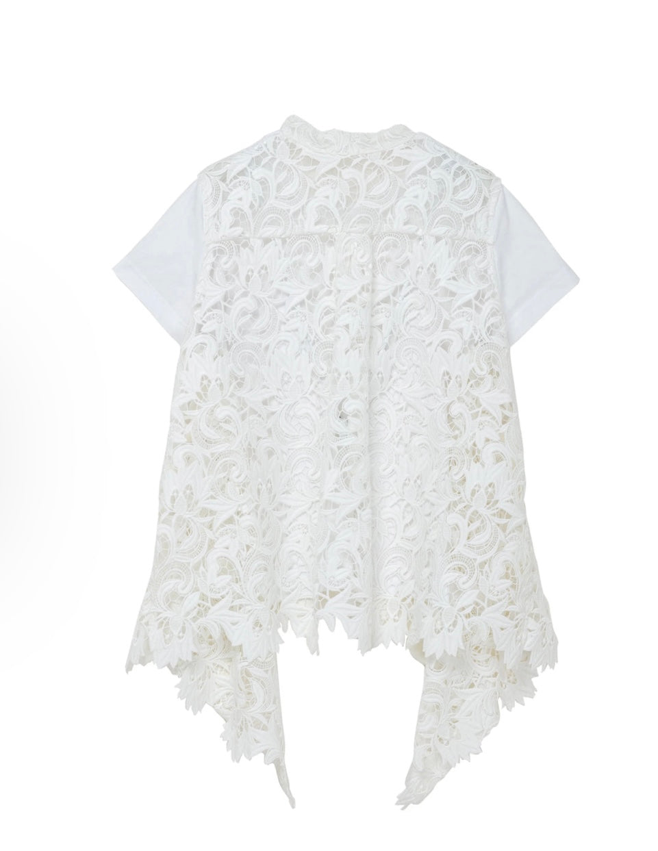 Sacai X Club21 50th Anniversary Lace T-Shirt