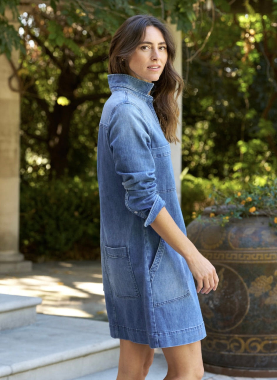 Frank & Eileen - Southern Ireland Long-Sleeve Playsuit Dress