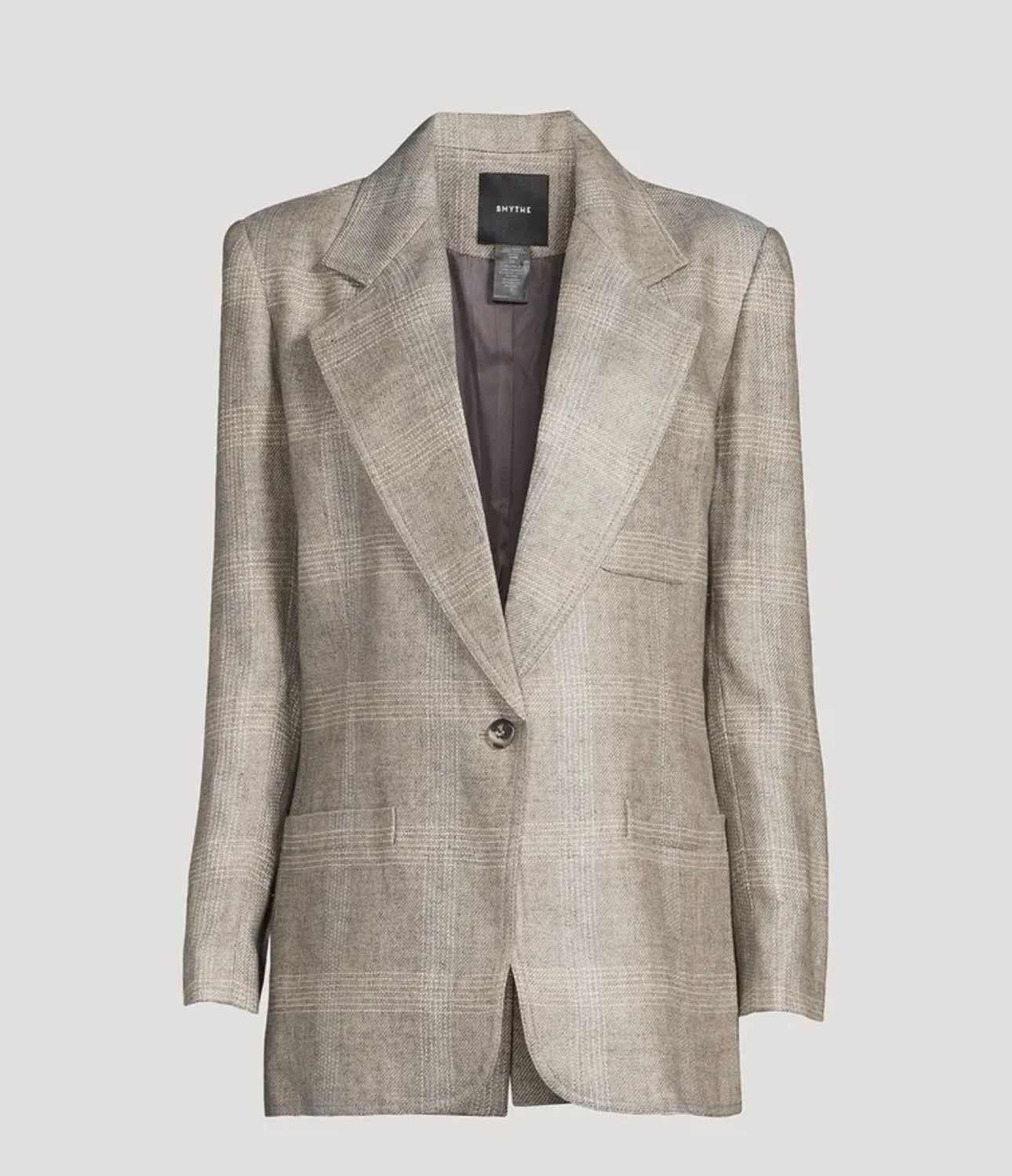 SMYTHE
Hopsack Linen Oversized Blazer