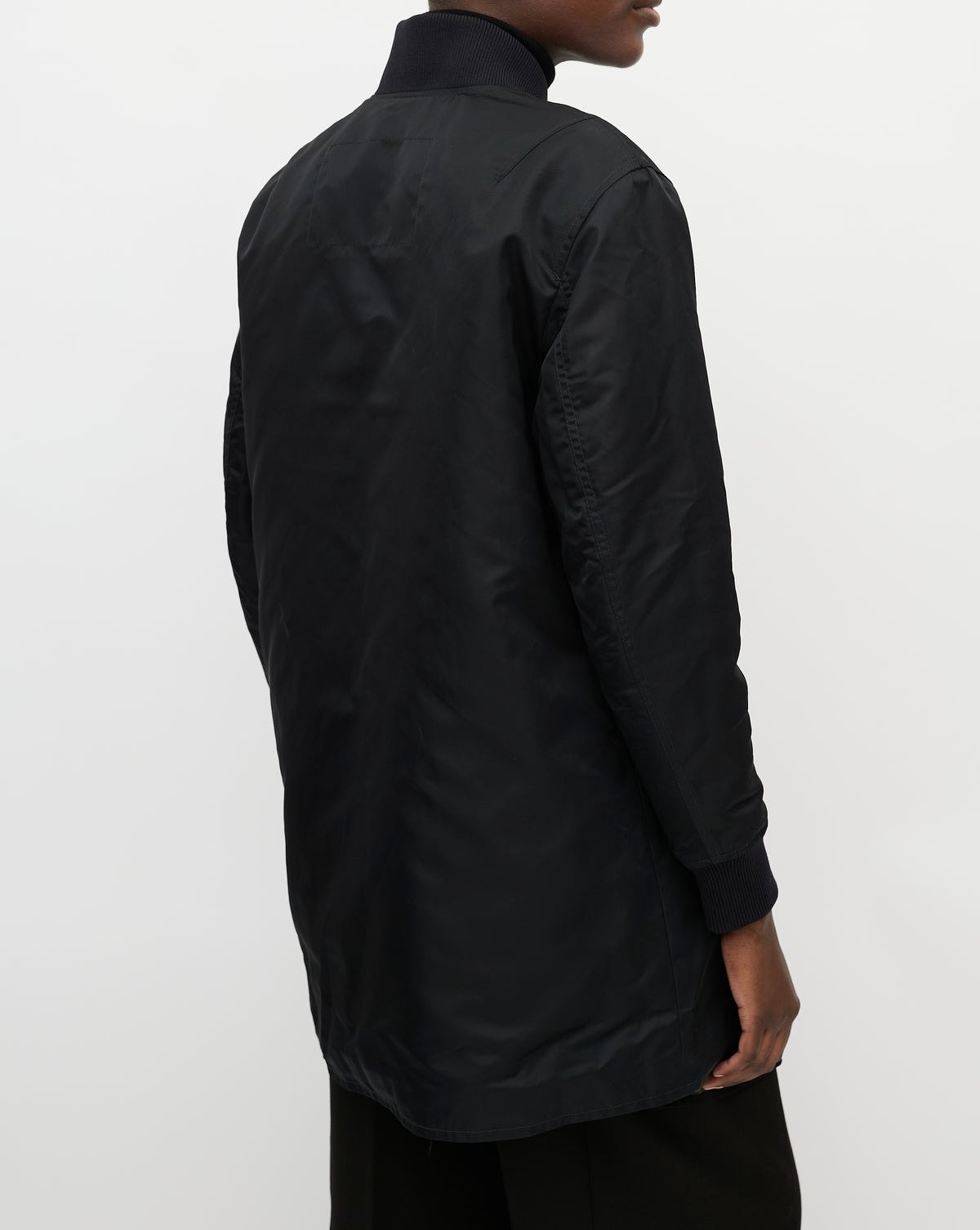 Acne Jacket with Quilted Burgundy Lining