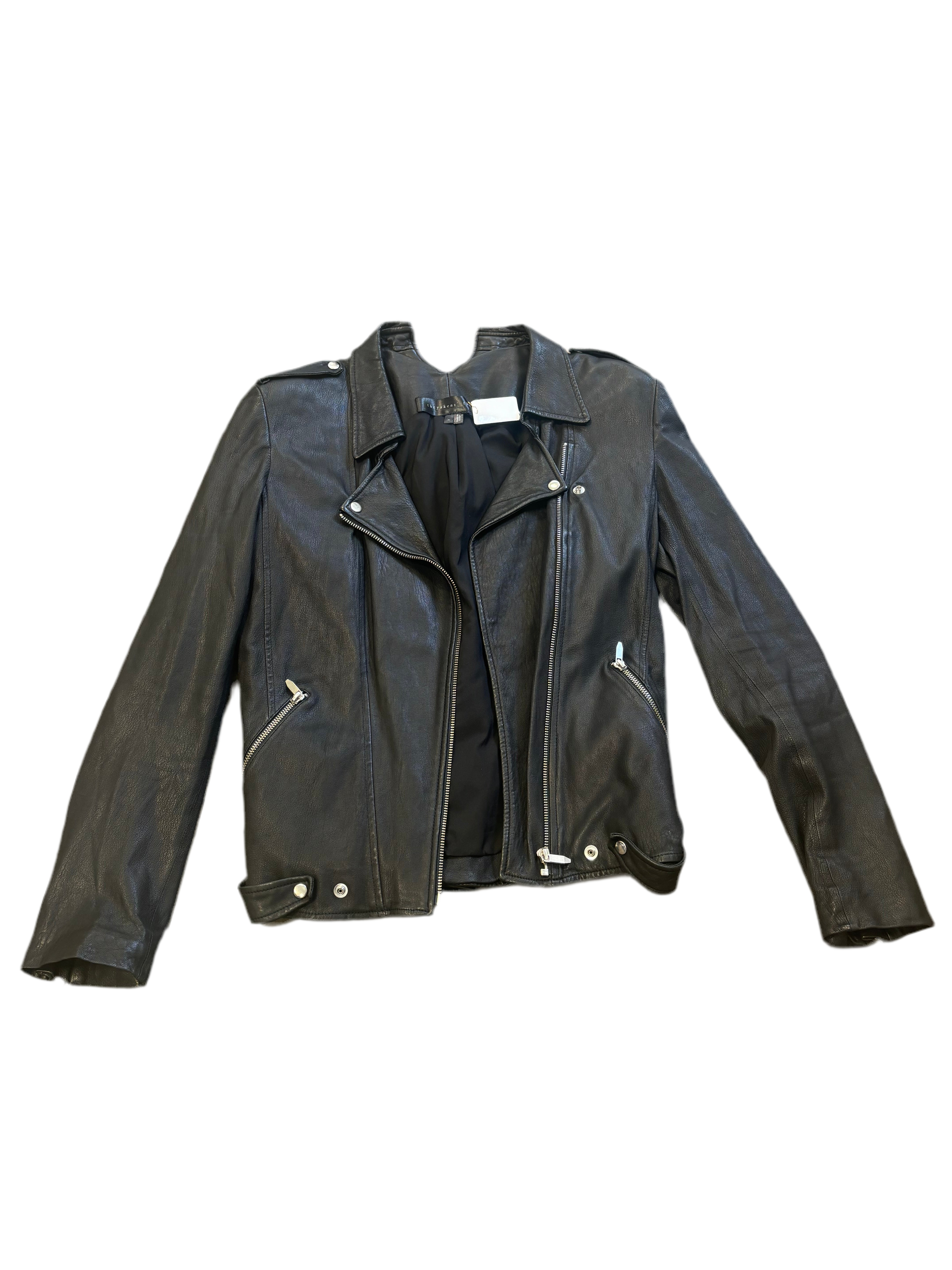 THEYSKENS' THEORY black leather jacket