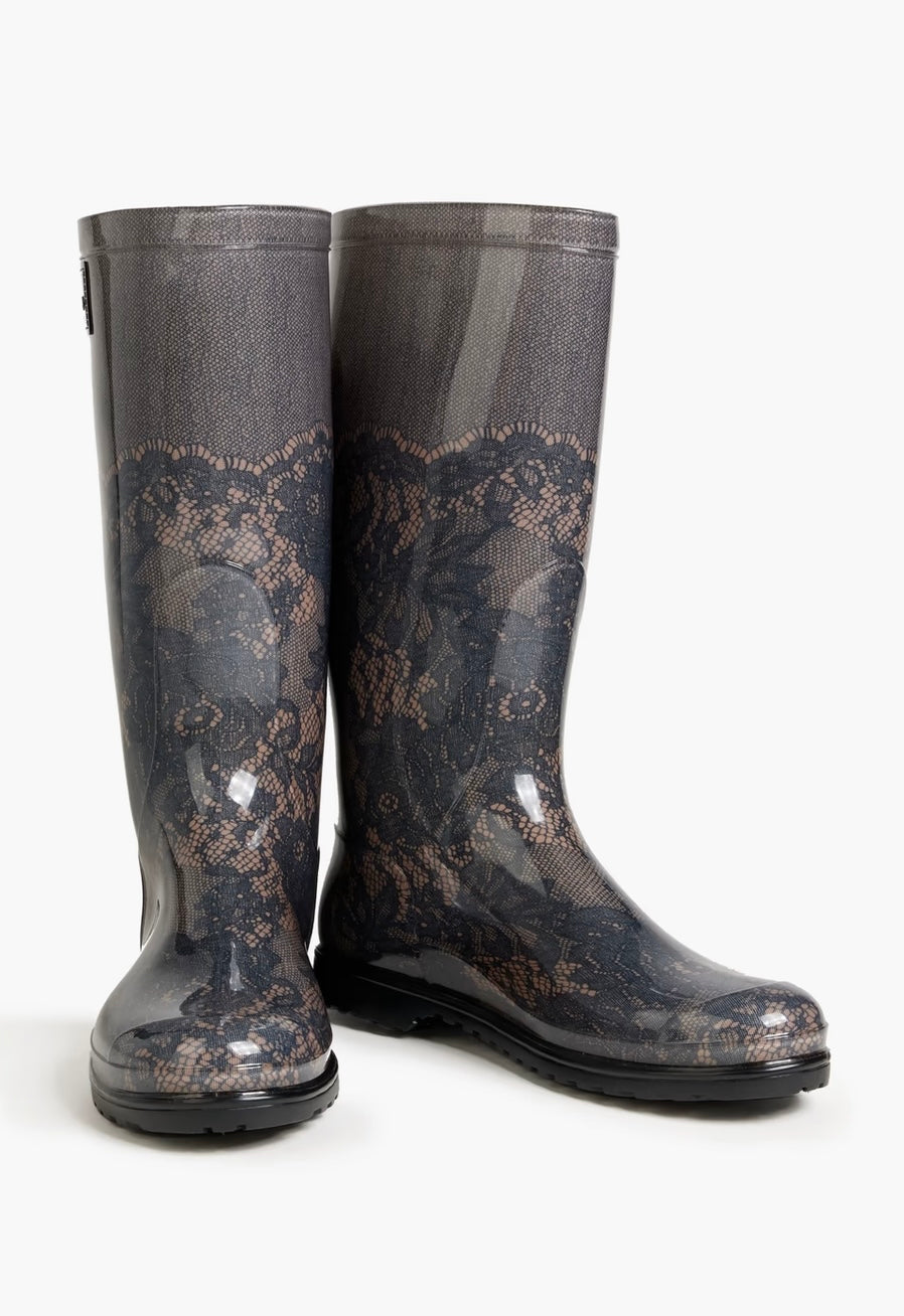 VALENTINO GARAVANI
Printed rubber rain boots