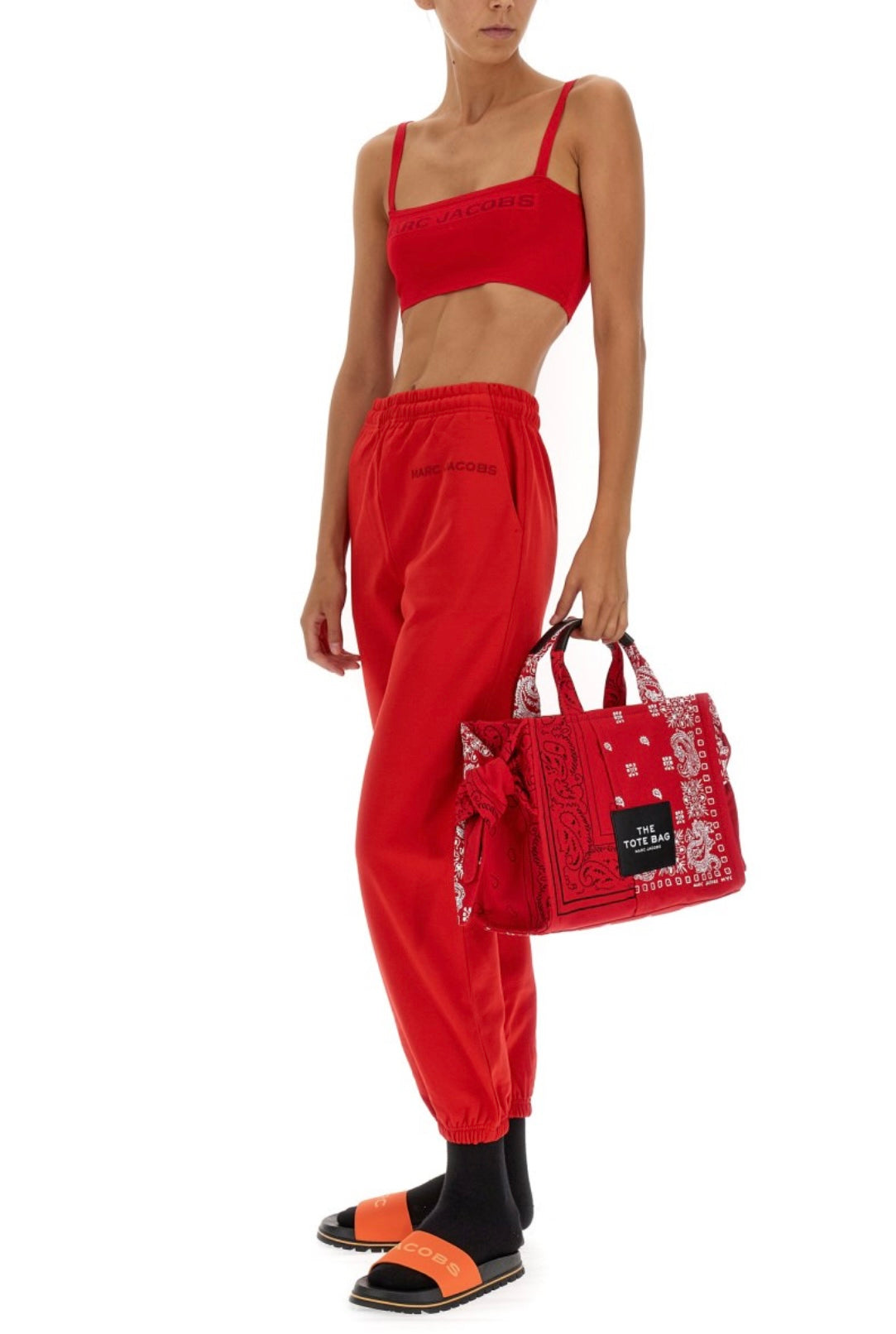 MARC JACOBS
VISCOSE TOP WITH LOGO EMBROIDERY