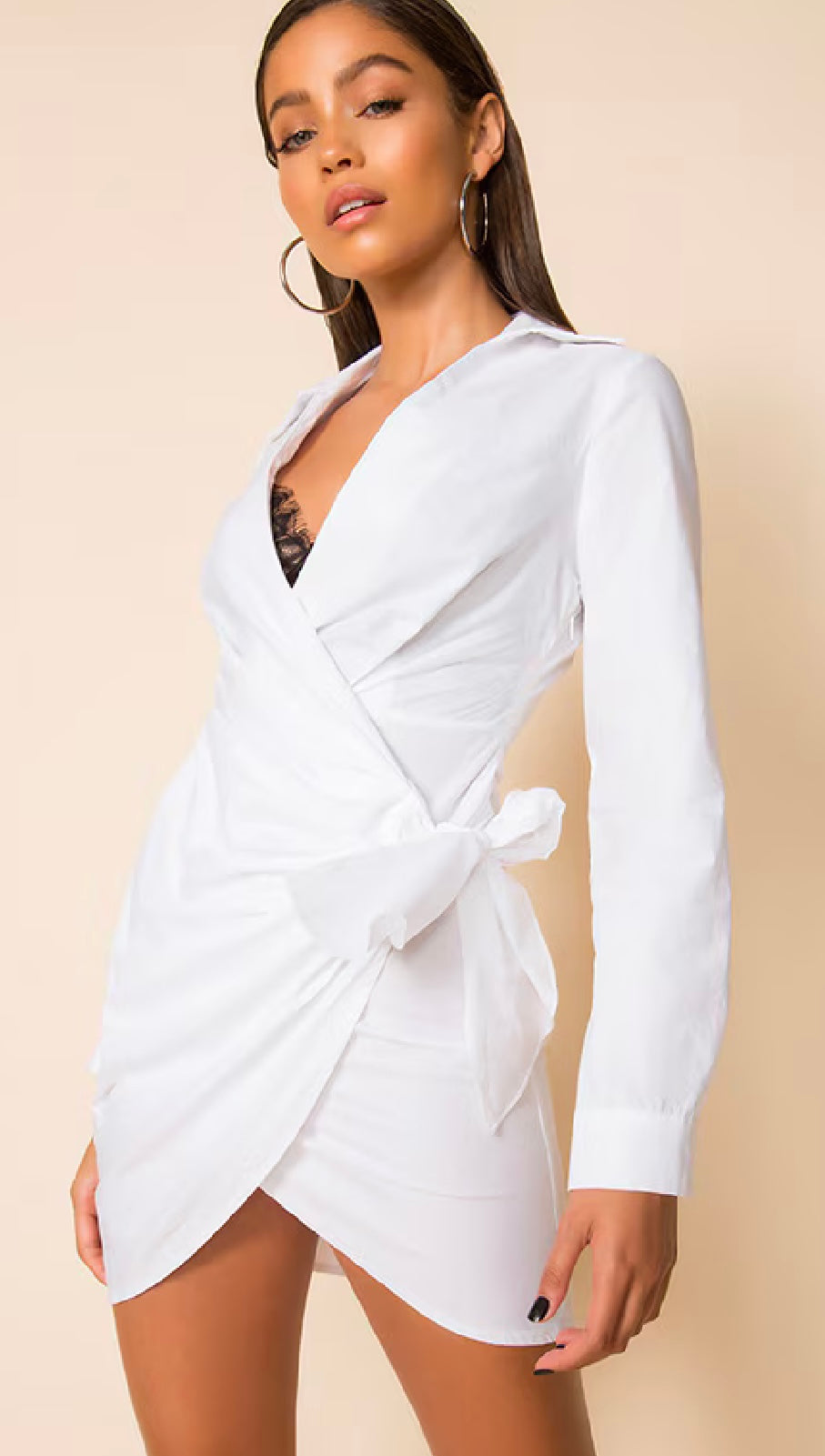 superdown
sophie draped mini dress