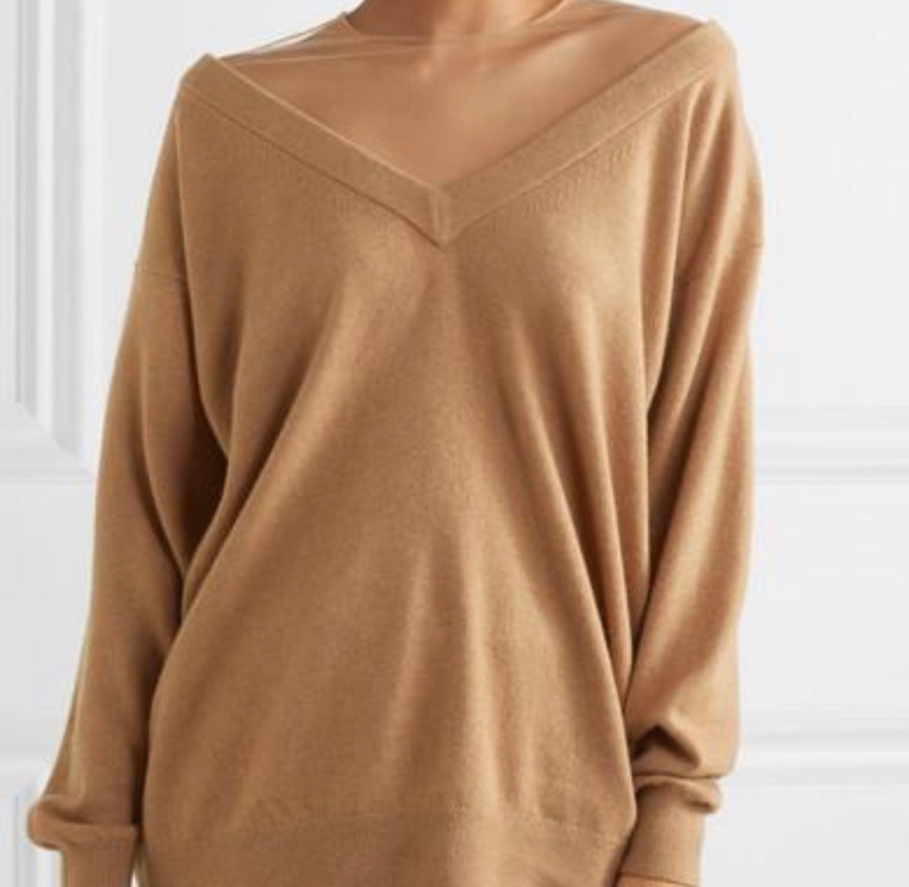 Alexander wang T - V Neck Tule Sweater