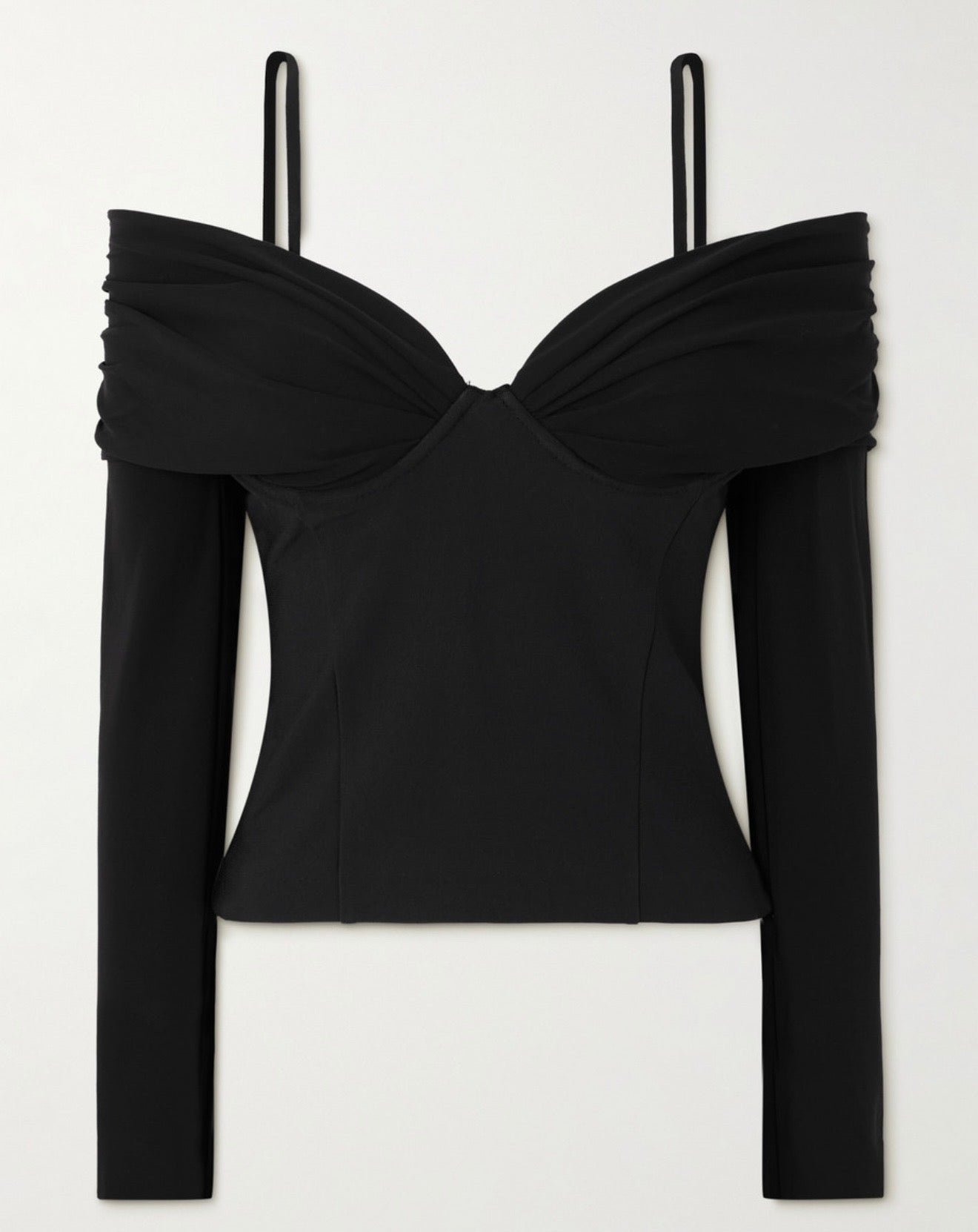 SIMKHAI- Hazel off the shoulder jersey top