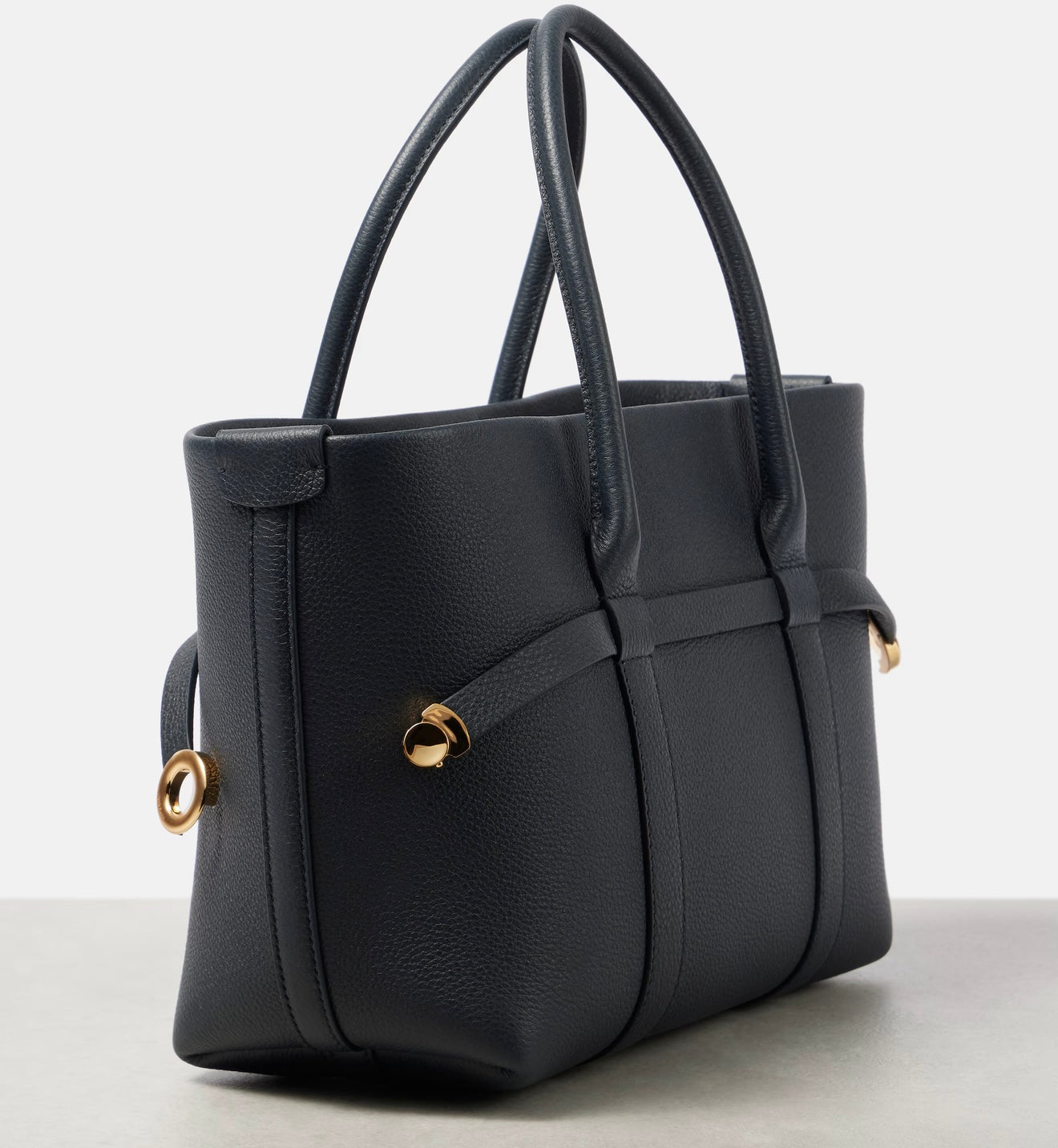 Loro Piana Ghiera Small Leather Tote Bag