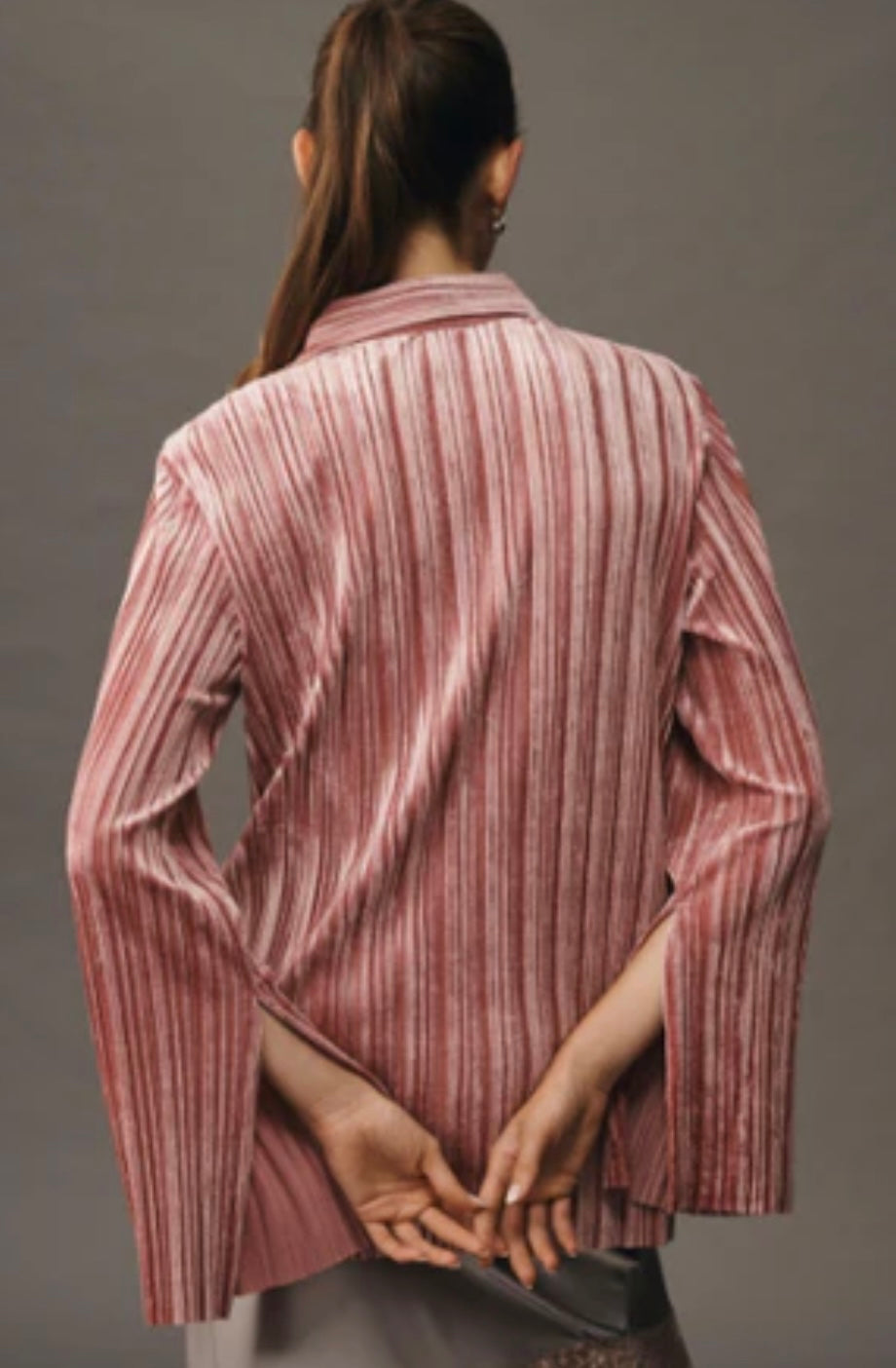 SABINA MUSAYEV - SMOKED PINK IVRI TOP
